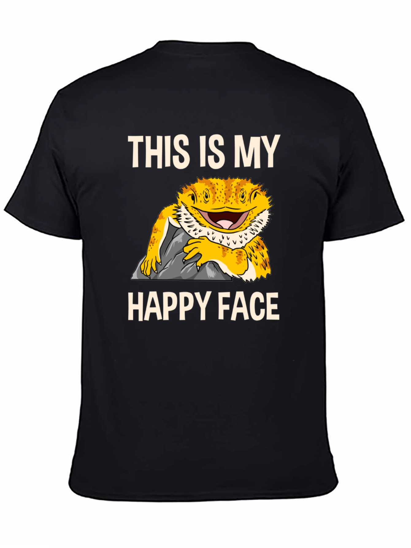 Bearded Dragon Happy Face T-Shirt