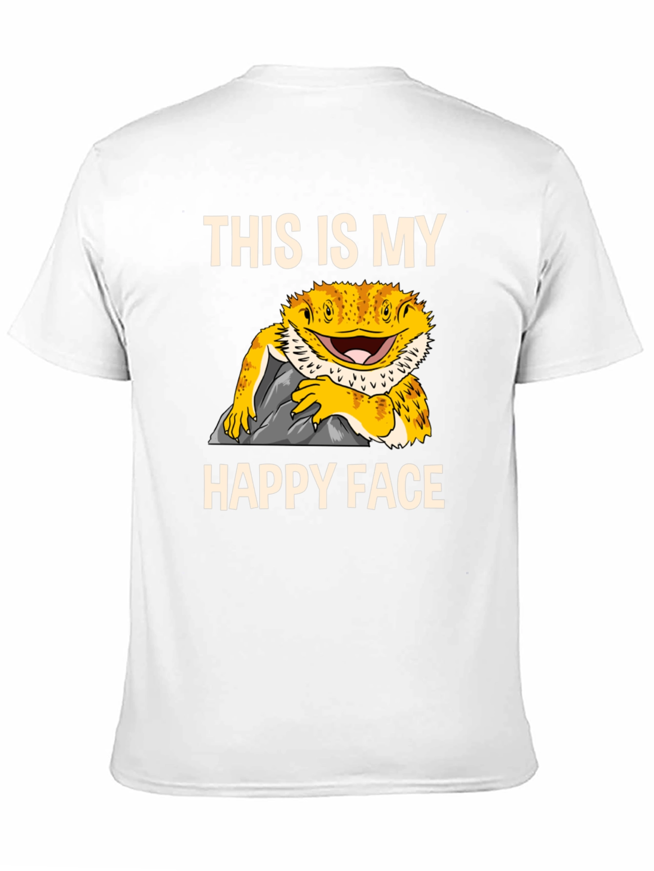 Bearded Dragon Happy Face T-Shirt