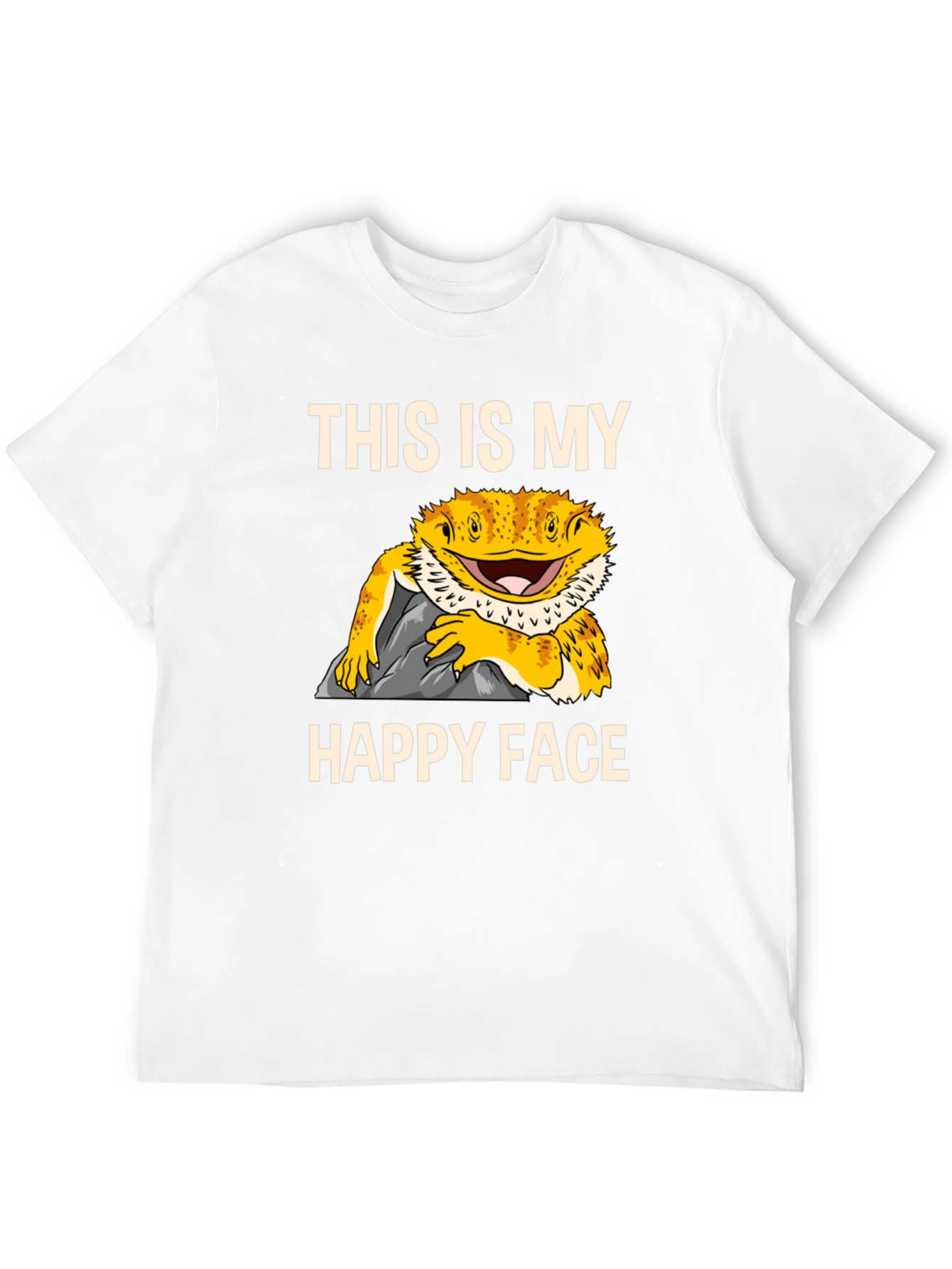 Bearded Dragon Happy Face T-Shirt