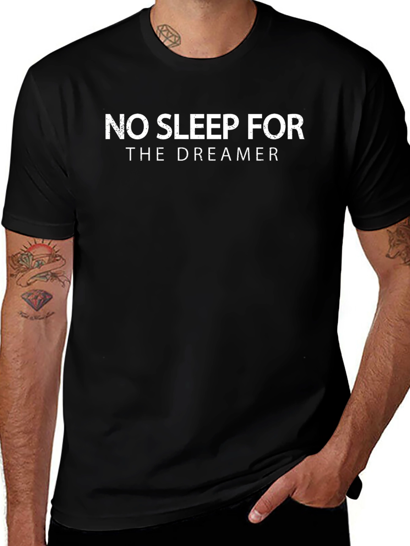 No Sleep for the Dreamer - Black T-Shirt