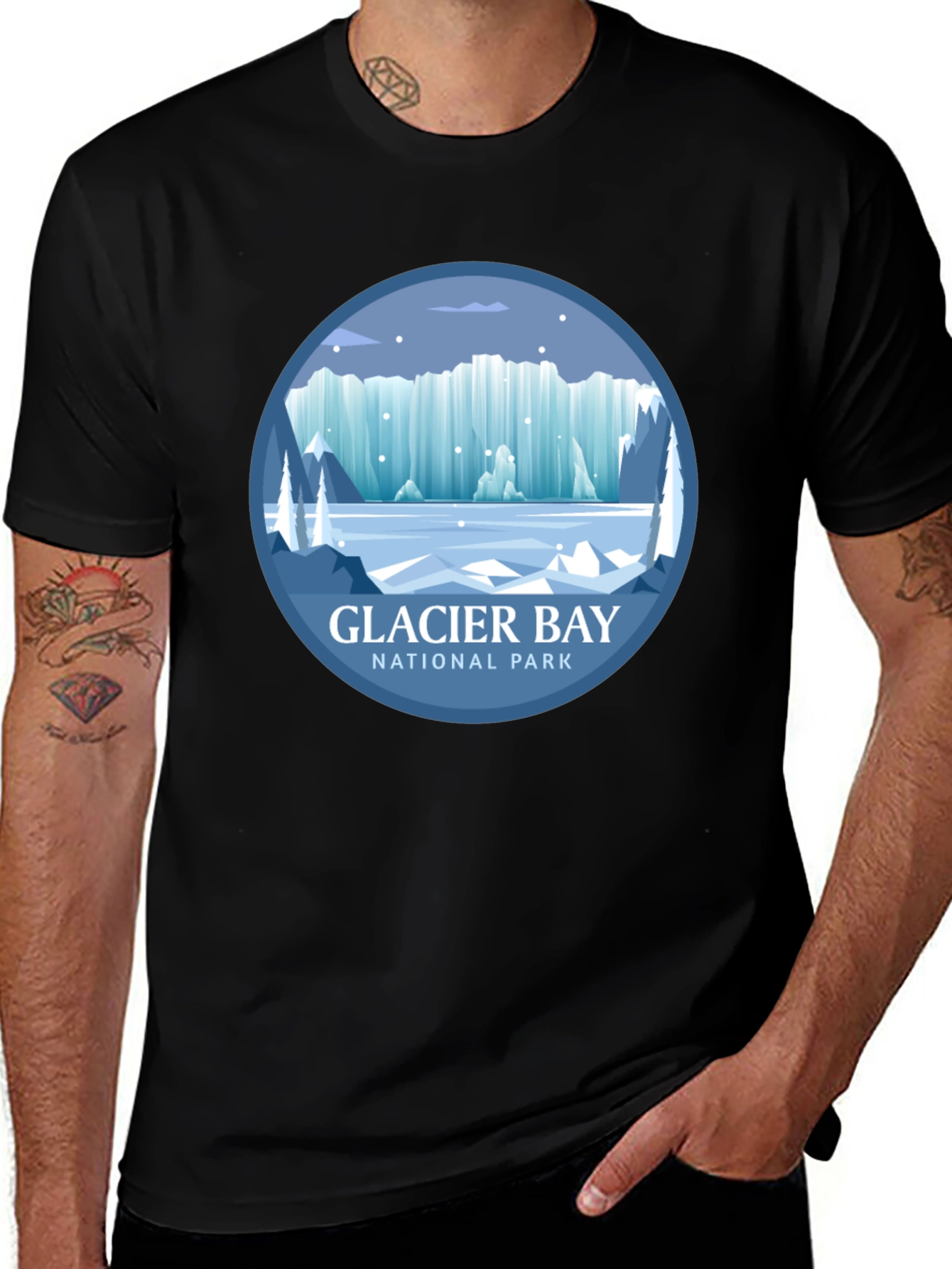 Glacier Bay National Park T-Shirt - Nature Graphic Tee