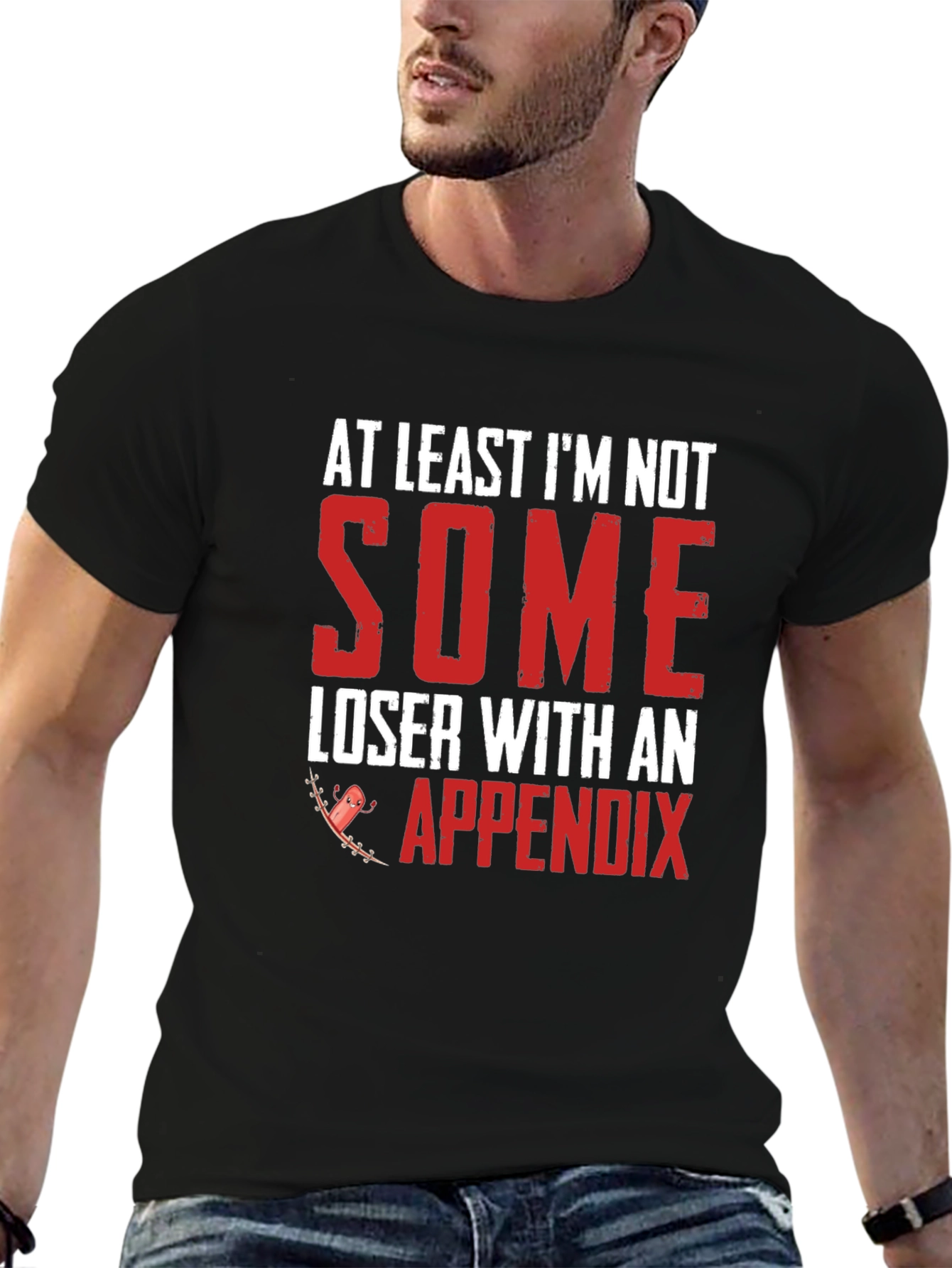 Funny Appendix Graphic T-Shirt