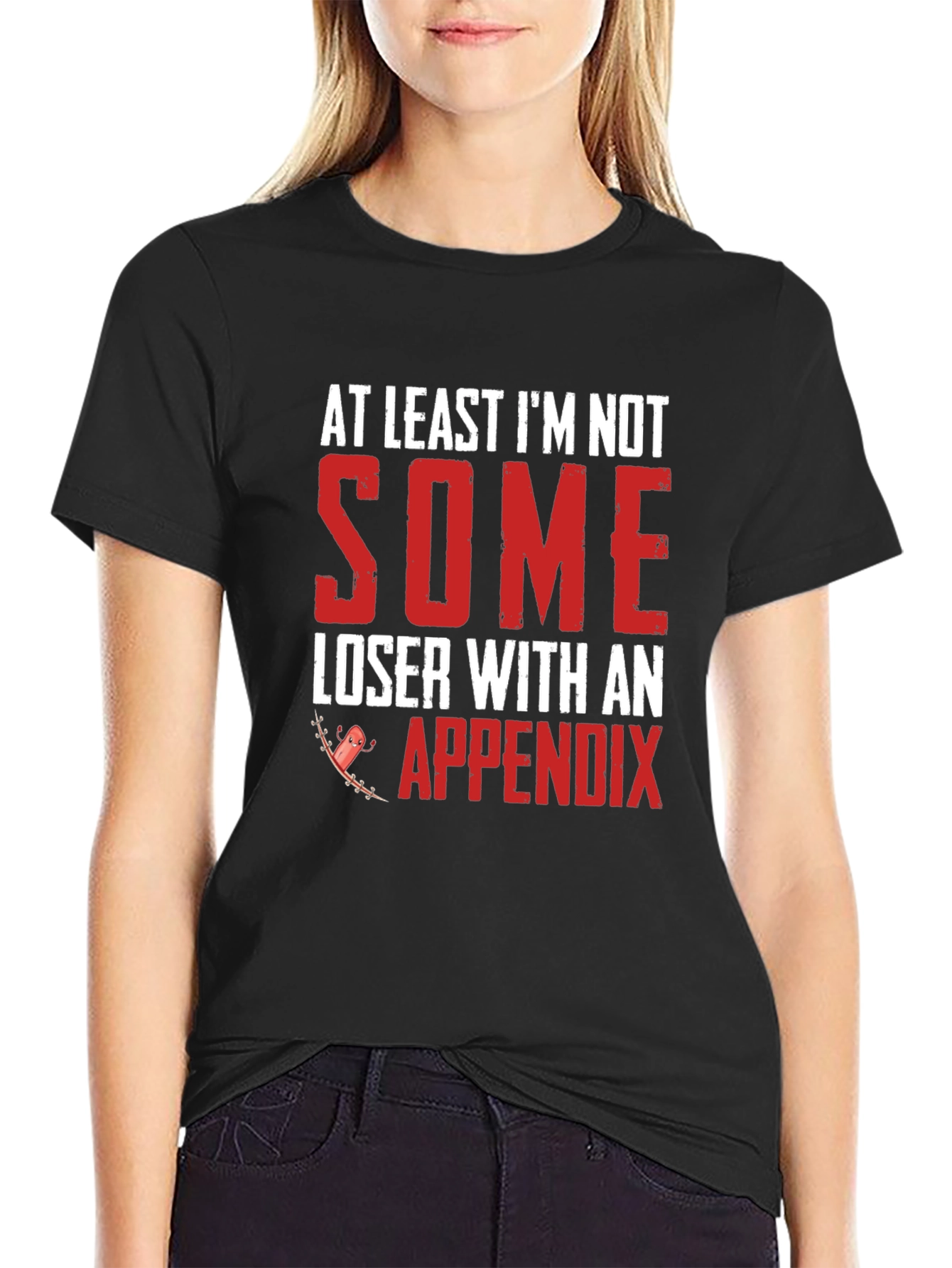 Funny Appendix Graphic T-Shirt