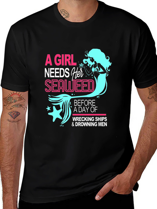 Mermaid Seaweed Graphic Tee