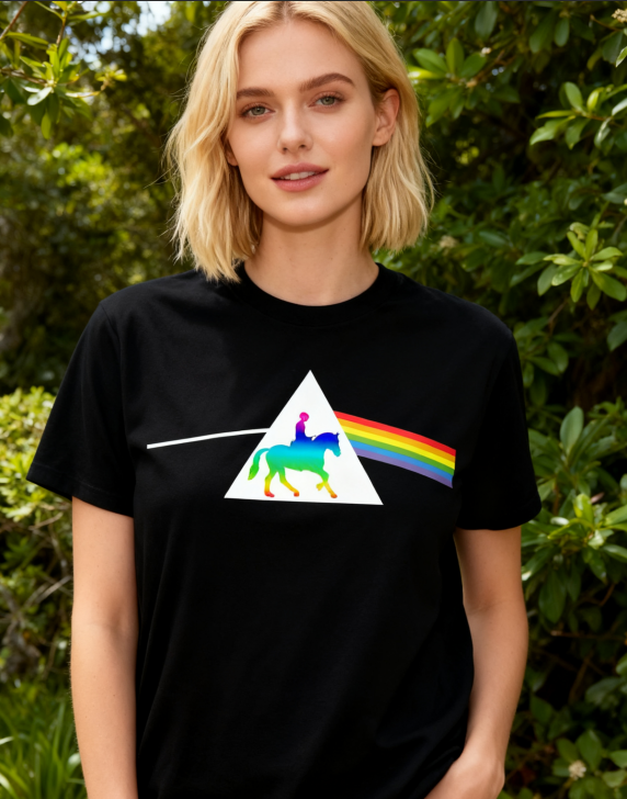 Rainbow Prism Graphic Tee