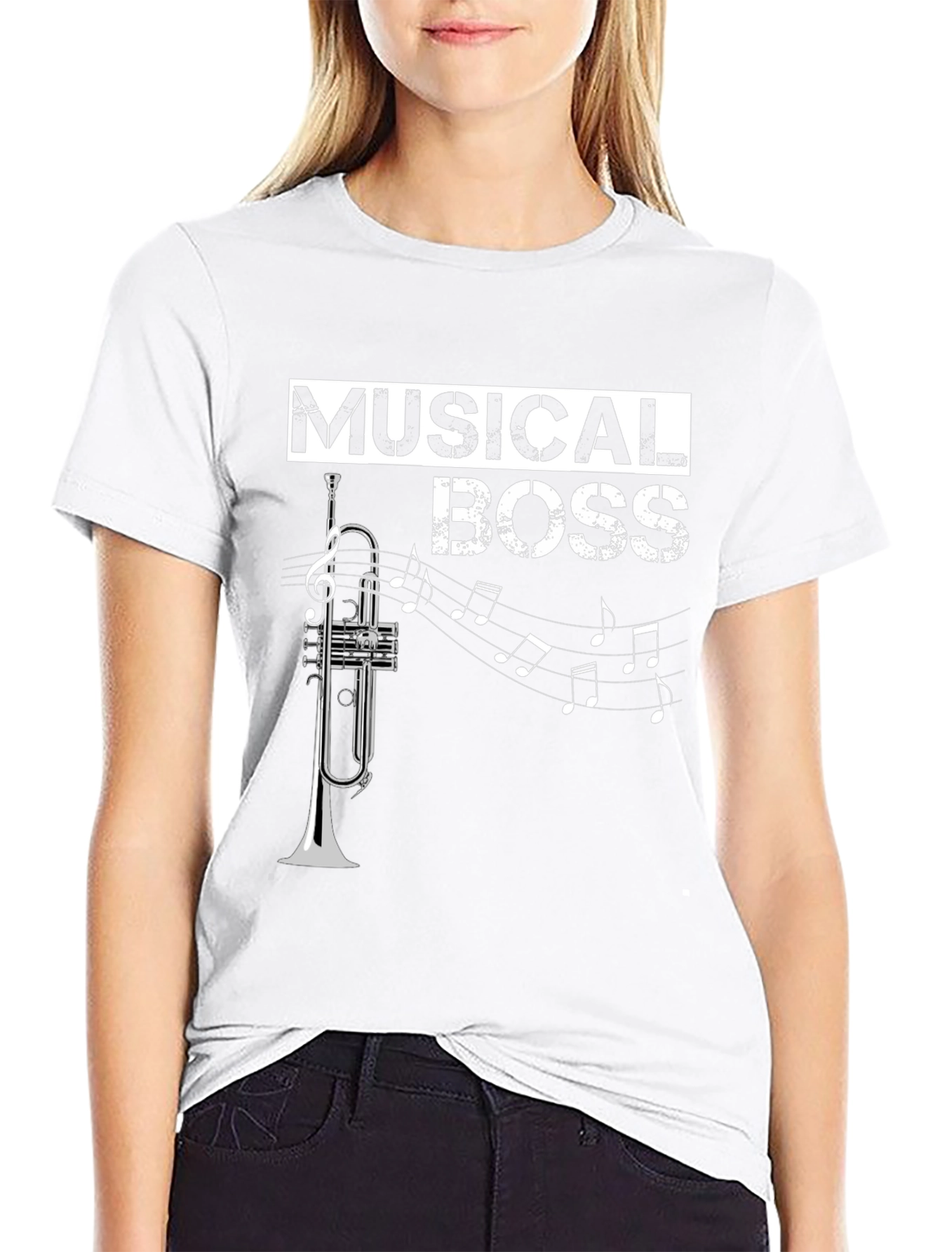 Musical Boss T-Shirt: Trumpet Design