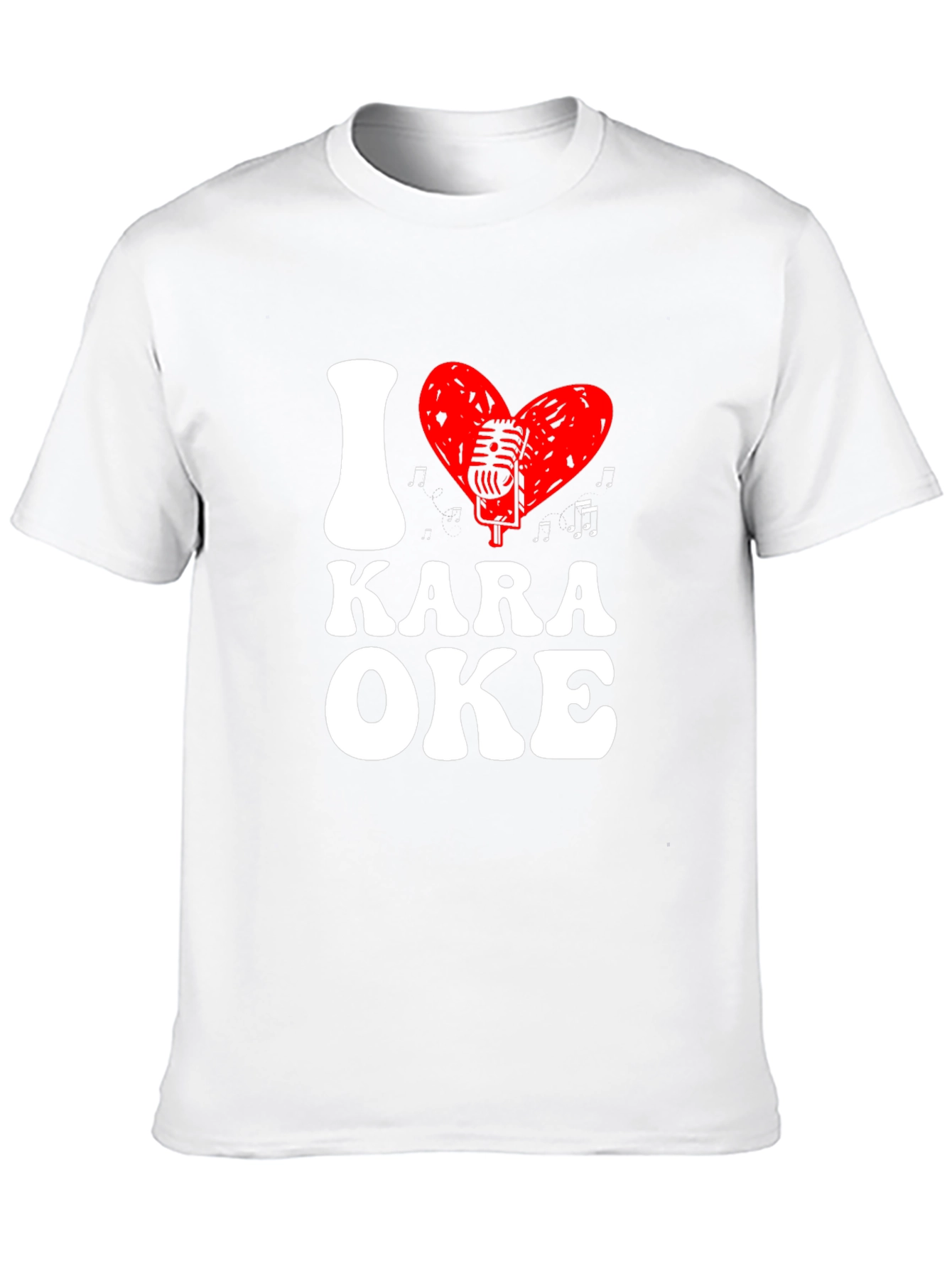 I Heart Karaoke Black T-Shirt