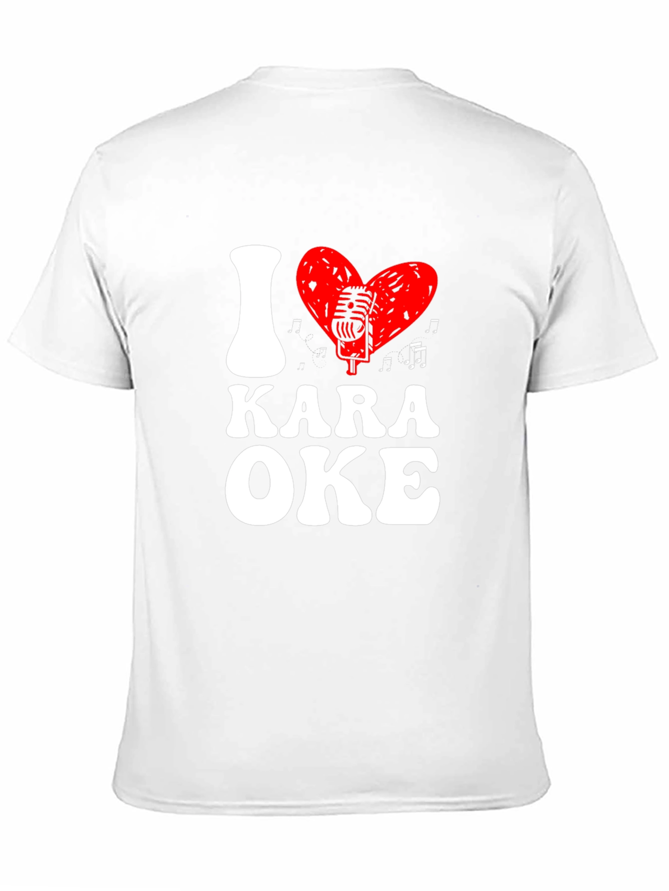 I Heart Karaoke Black T-Shirt