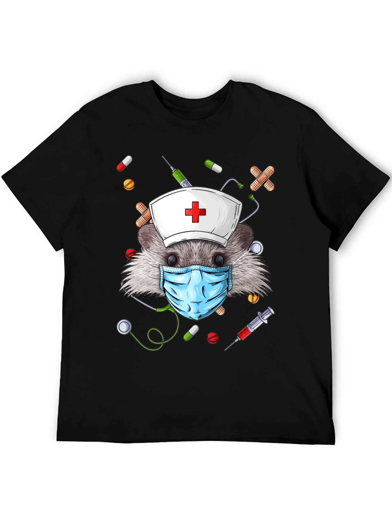 Hedgehog Nurse T-Shirt - Funny Animal Tee