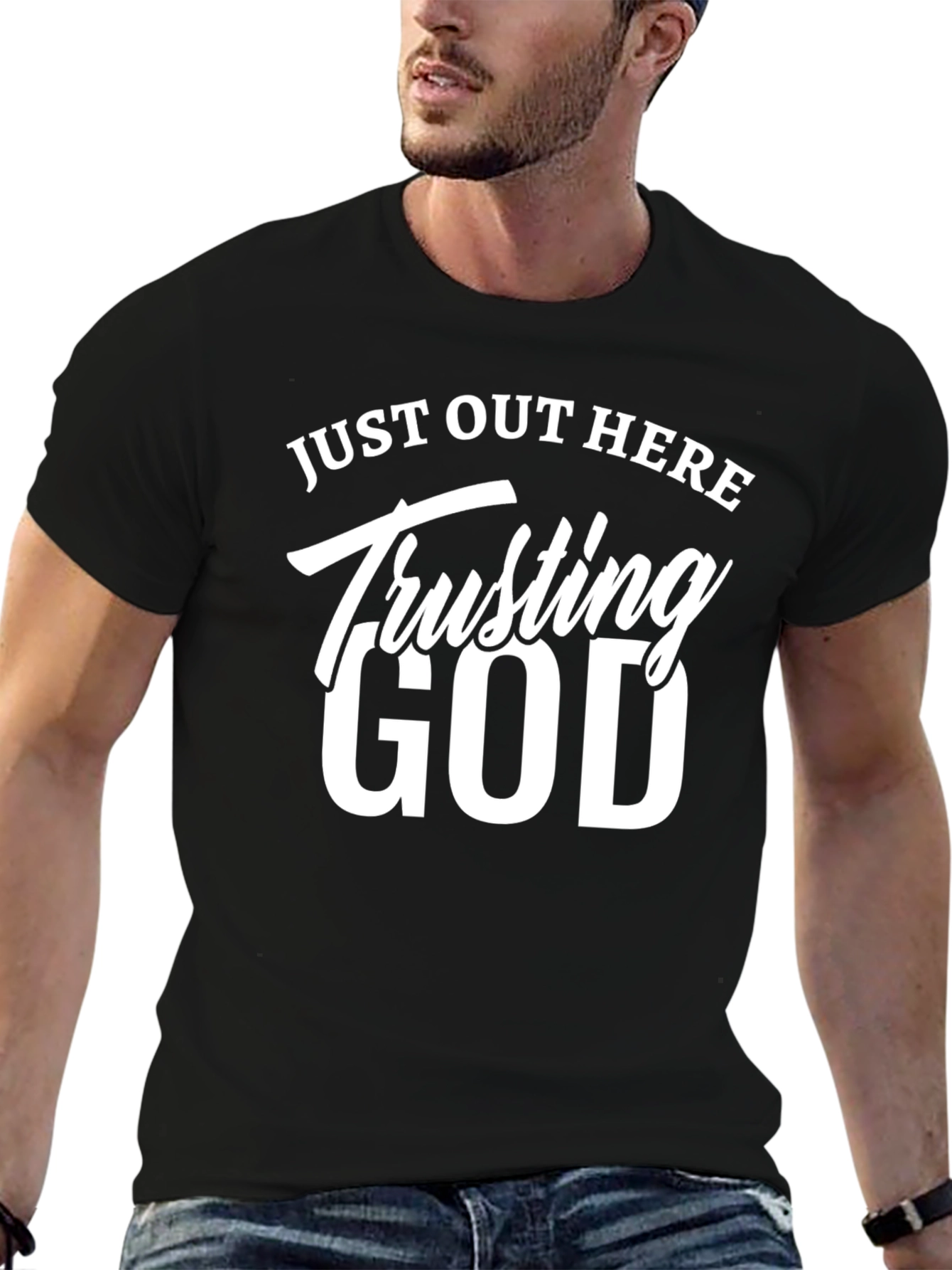 Trusting God Black T-Shirt