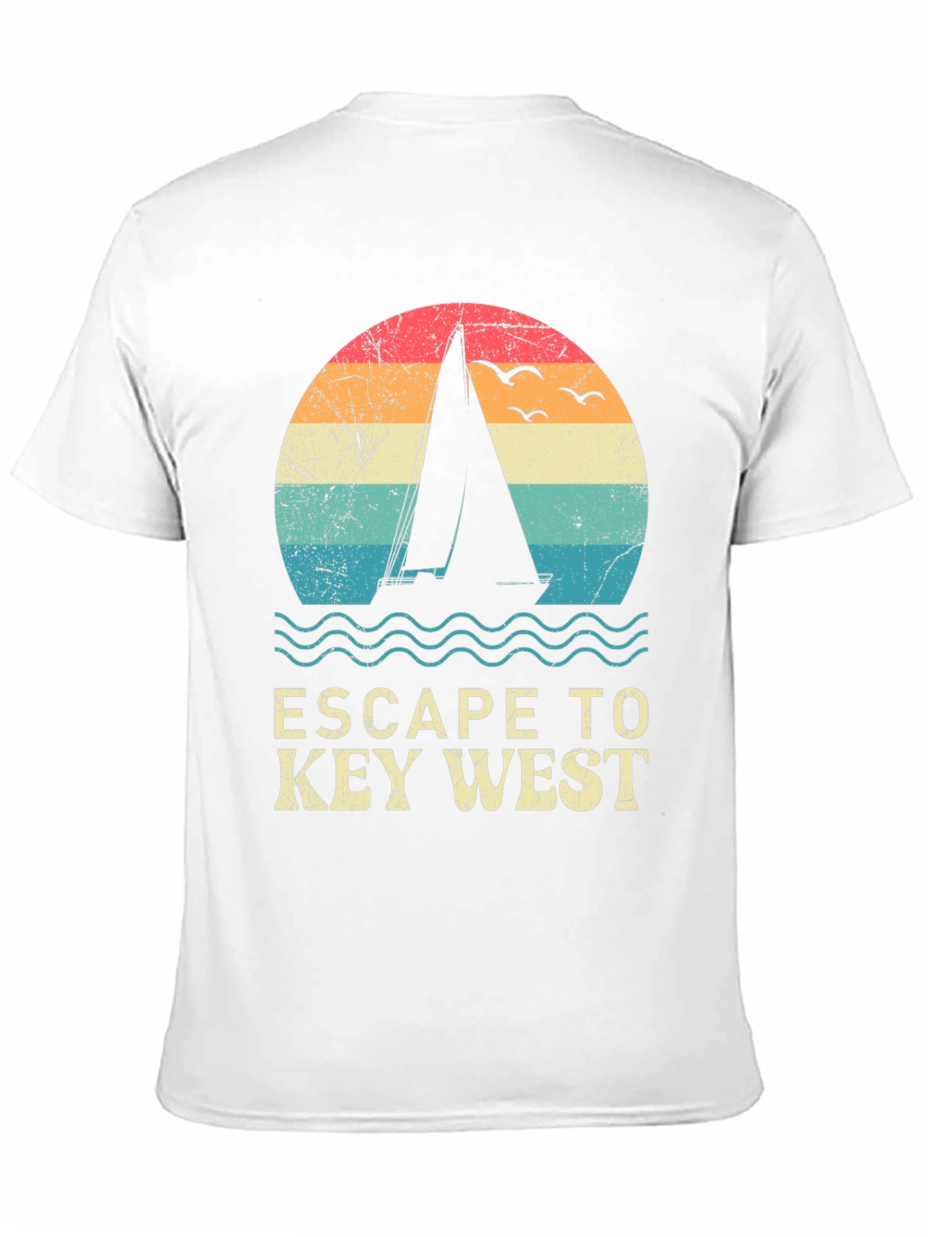 Escape to Key West Black Graphic Tee
