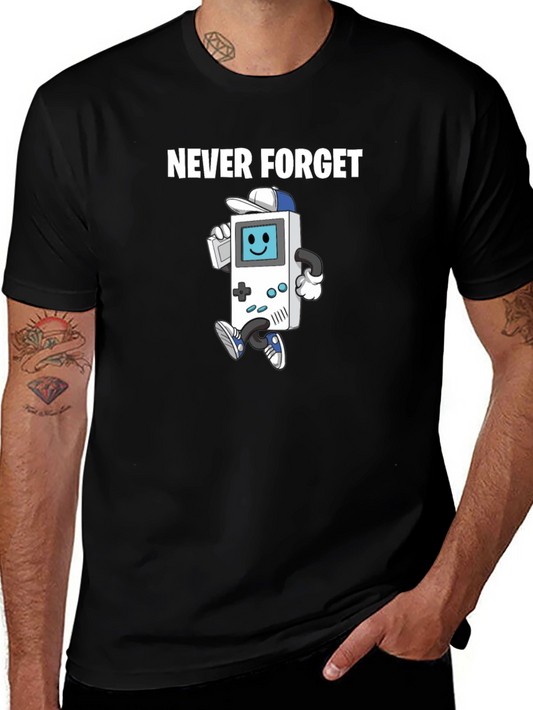 Retro Game Console T-Shirt - Never Forget Classic Gaming