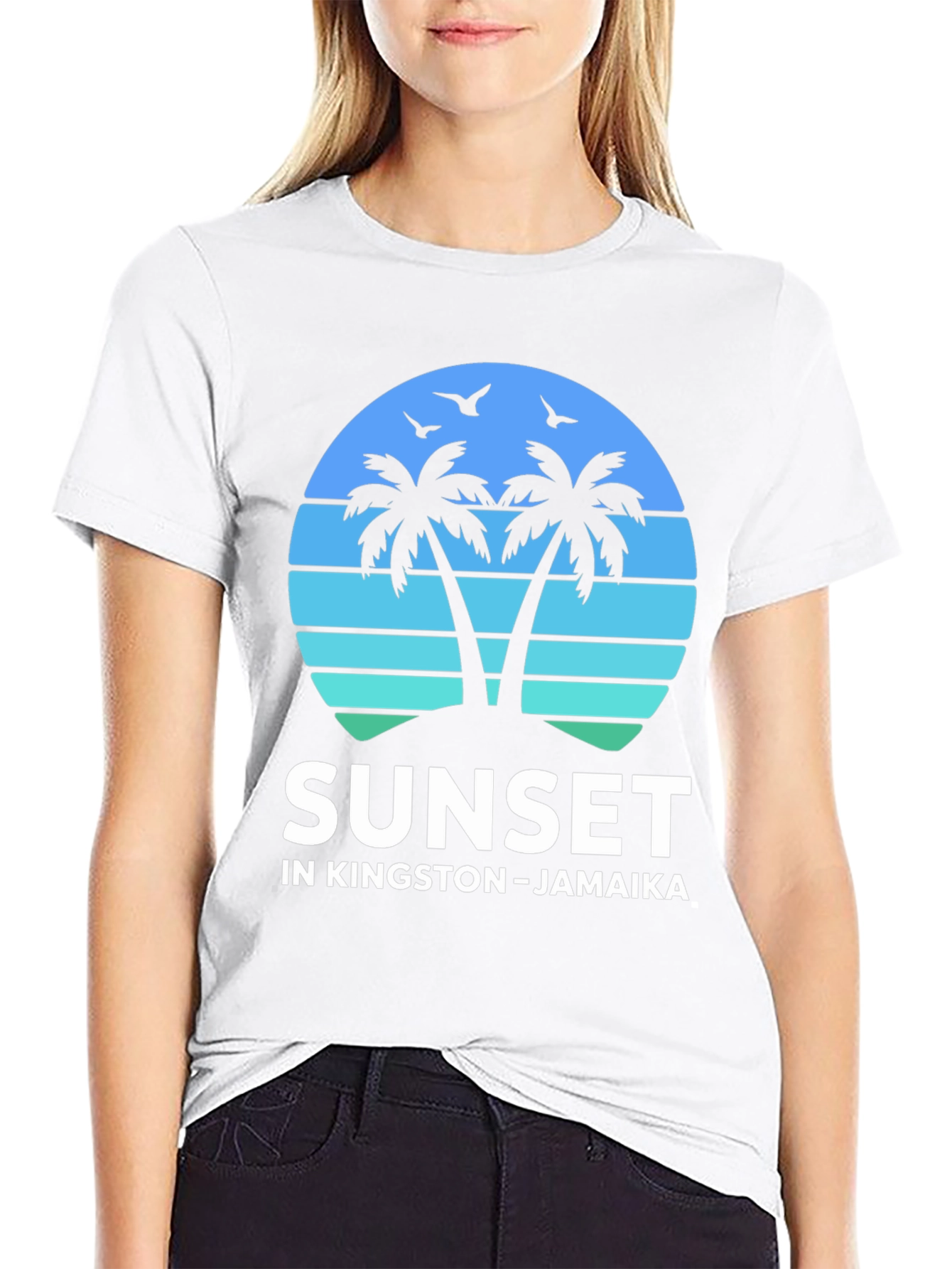 Sunset in Kingston Jamaica T-Shirt