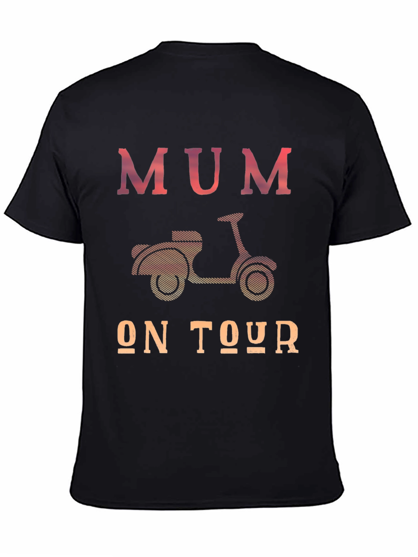 Mum On Tour T-Shirt - Scooter Design