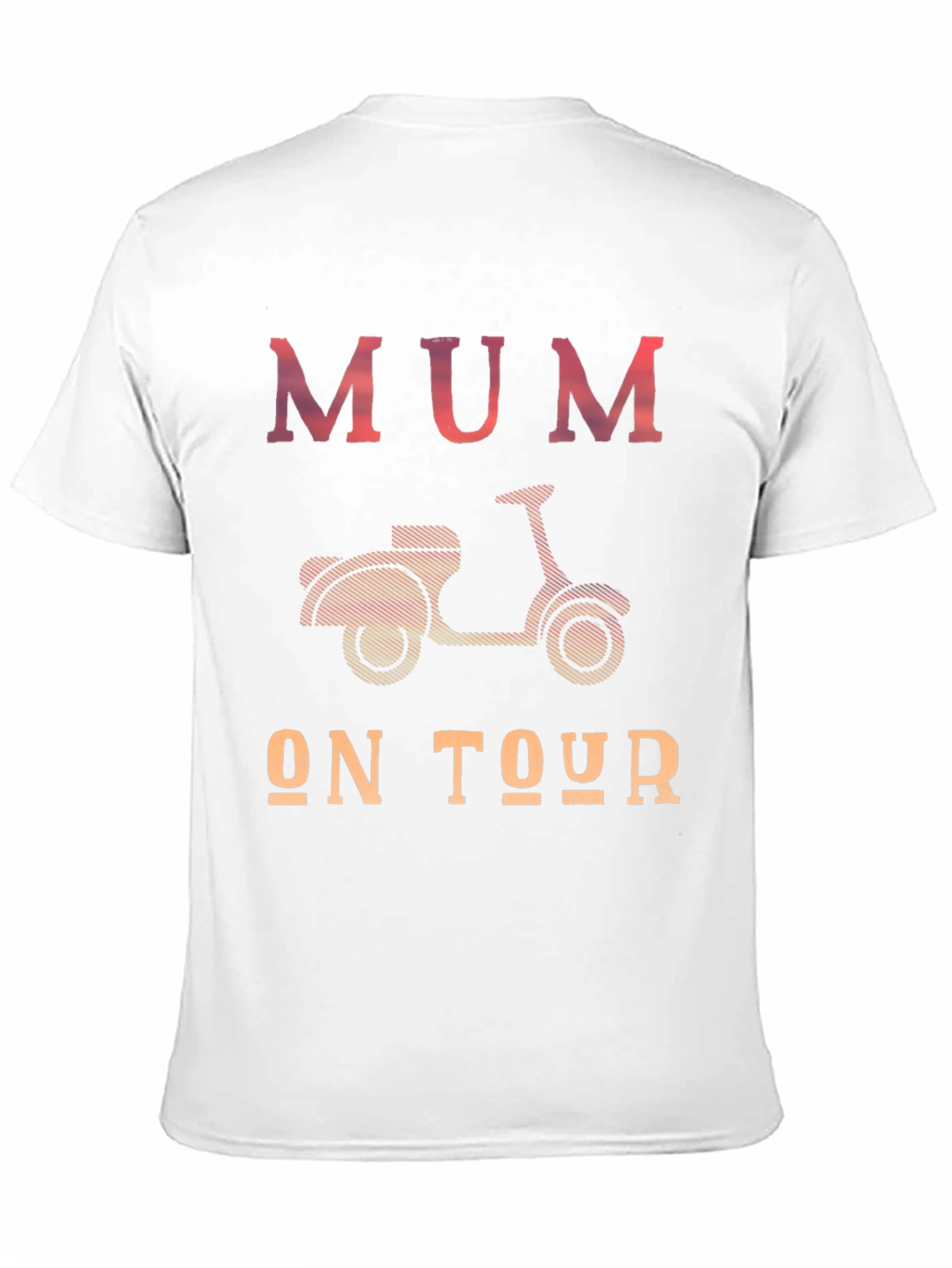 Mum On Tour T-Shirt - Scooter Design
