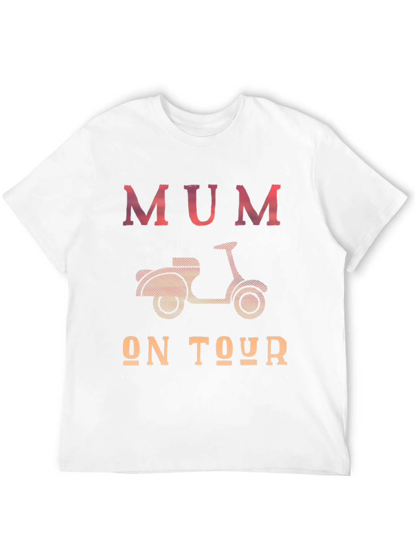 Mum On Tour T-Shirt - Scooter Design