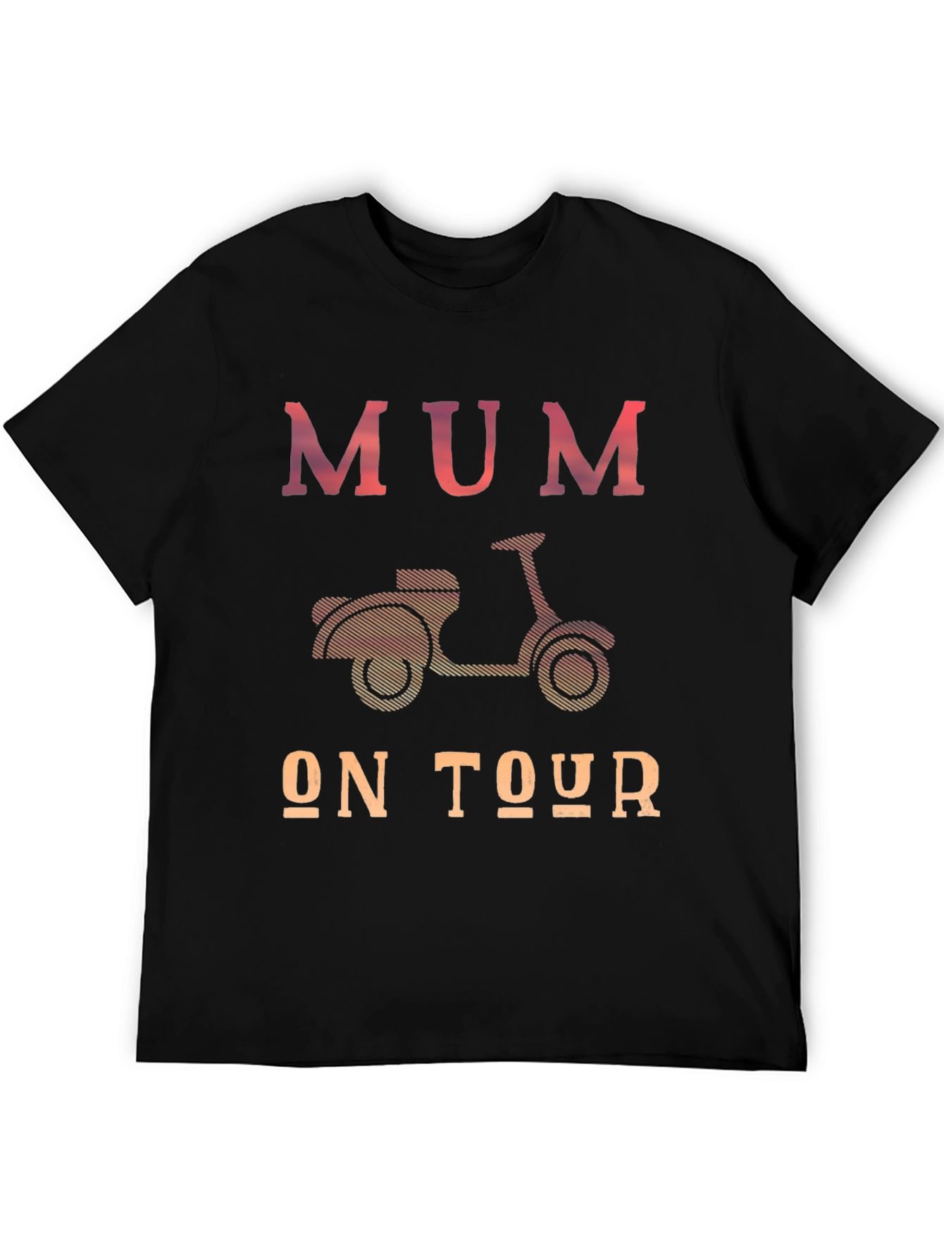 Mum On Tour T-Shirt - Scooter Design