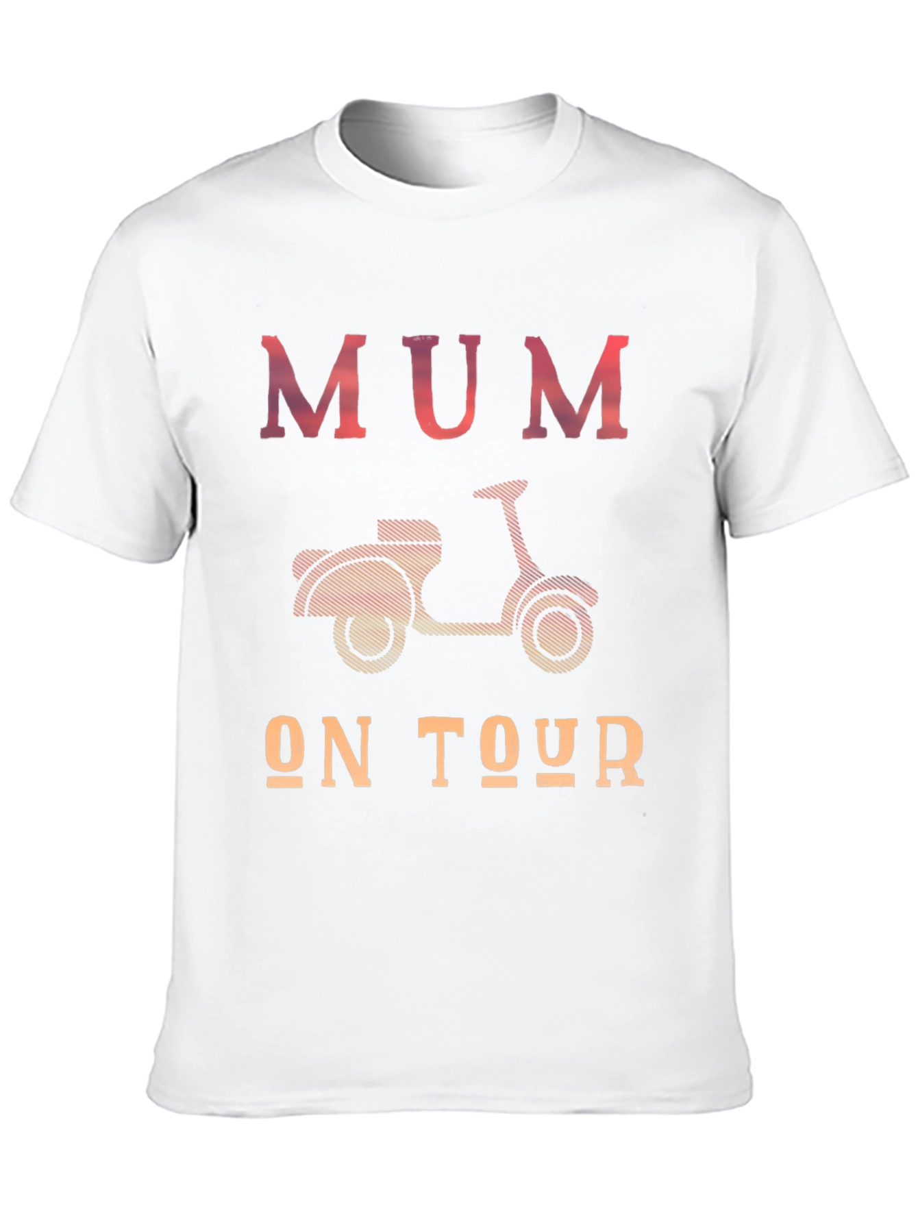 Mum On Tour T-Shirt - Scooter Design