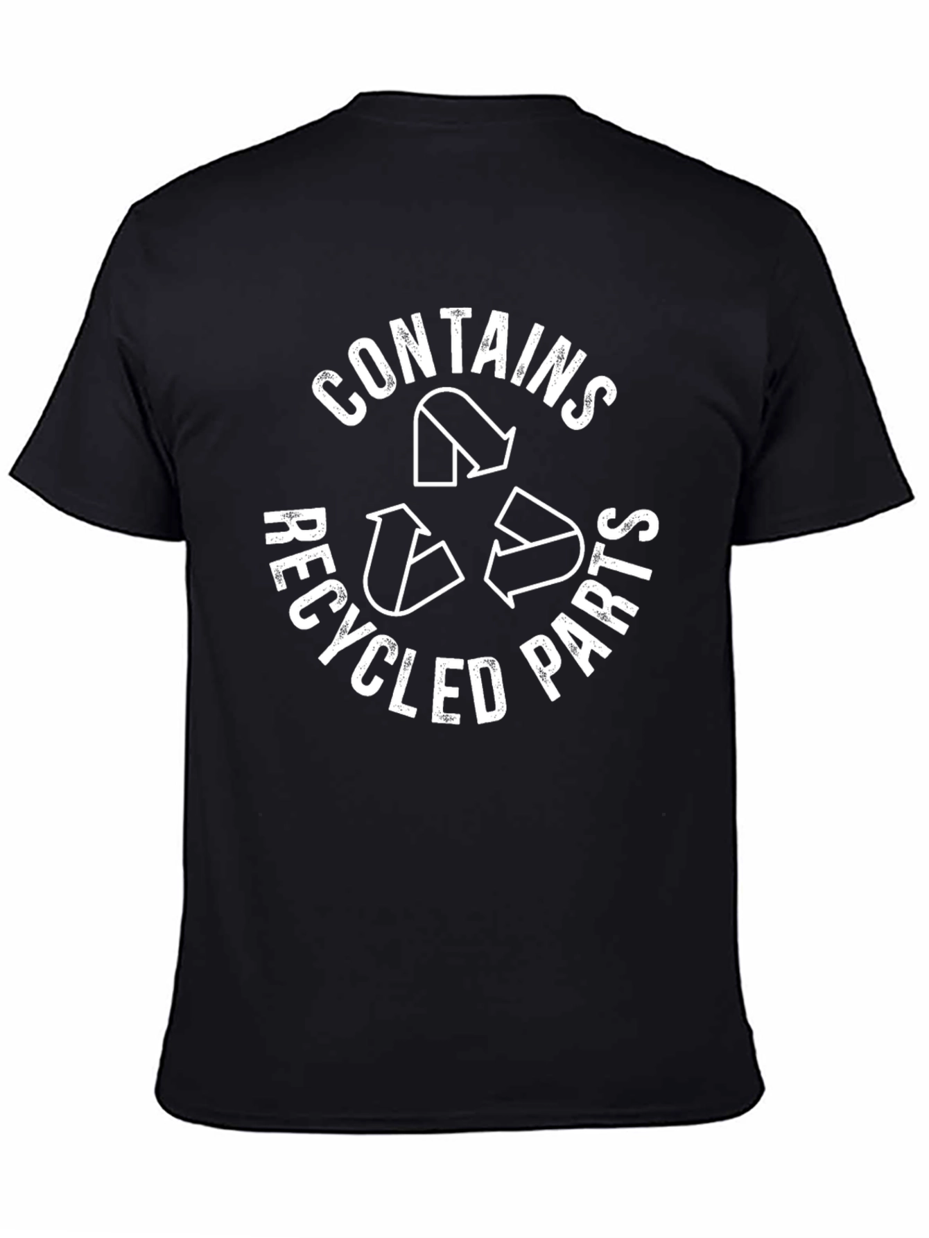 Contains Recycled Parts T-Shirt - Eco-Friendly