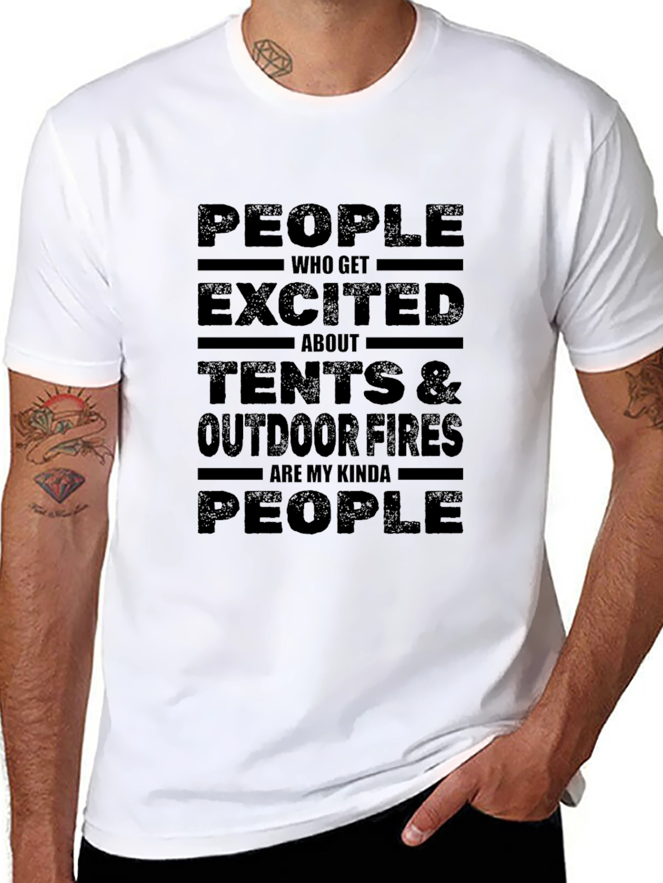 Excited About Tents & Fires T-Shirt