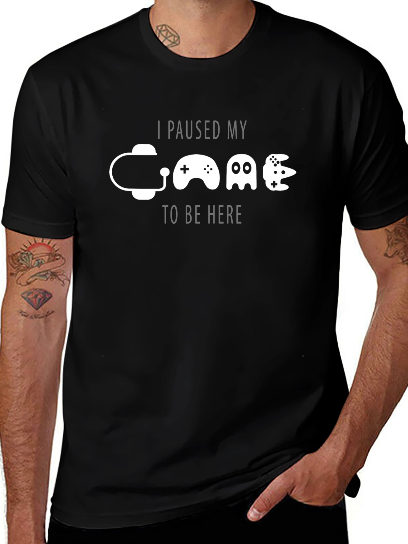 Gamer T-Shirt: I Paused My Game To Be Here