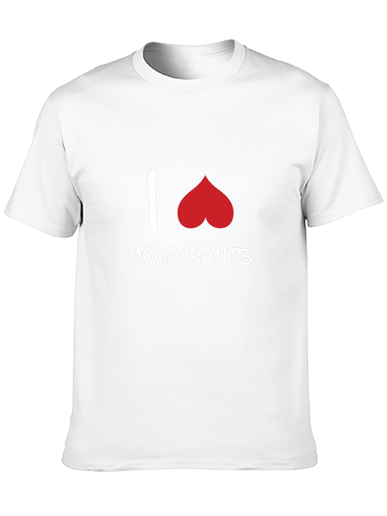 I Heart Yoga Pants T-Shirt - Black Graphic Tee