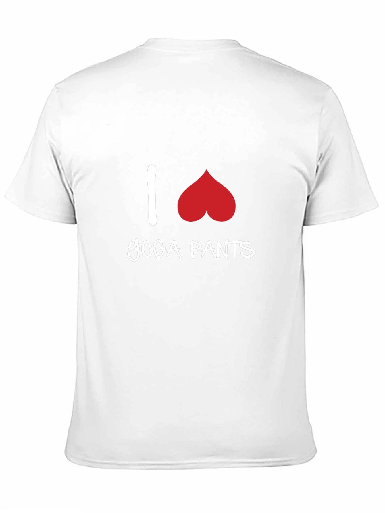 I Heart Yoga Pants T-Shirt - Black Graphic Tee
