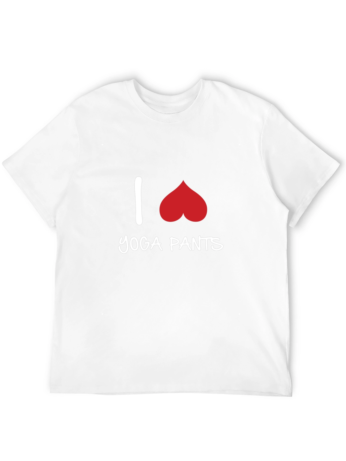 I Heart Yoga Pants T-Shirt - Black Graphic Tee