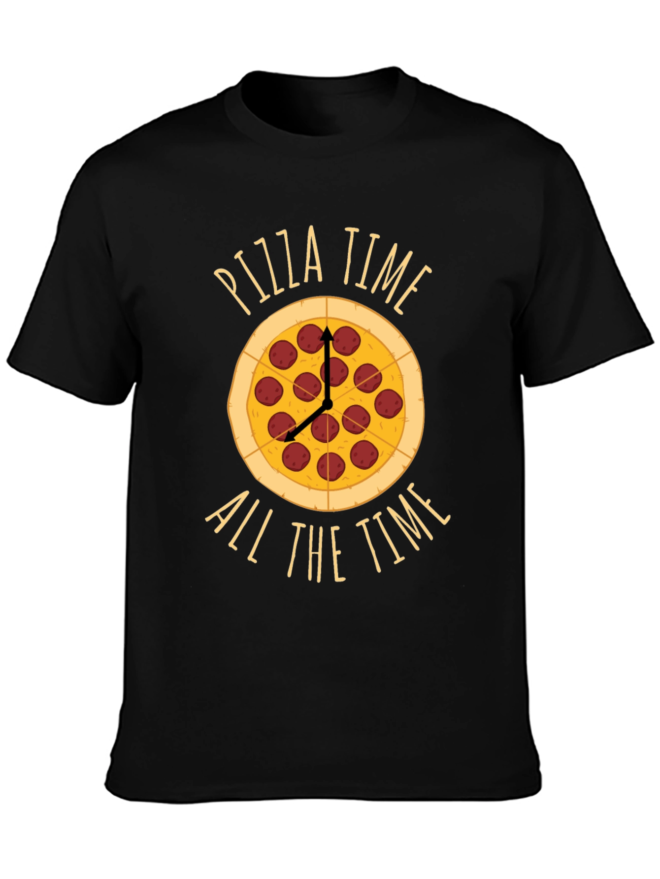 Pizza Time All The Time Graphic Tee