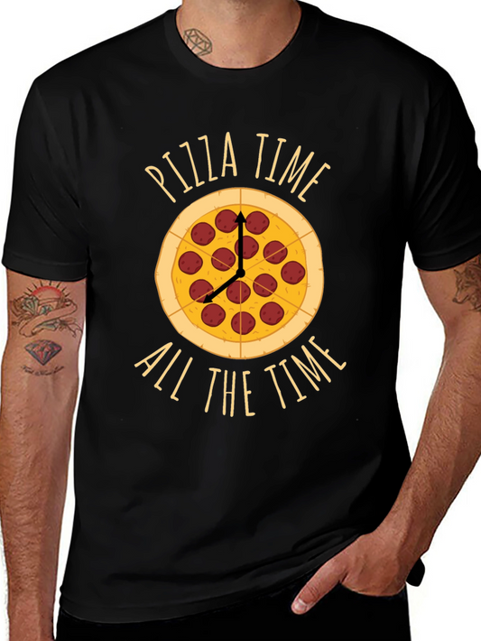 Pizza Time All The Time Graphic Tee