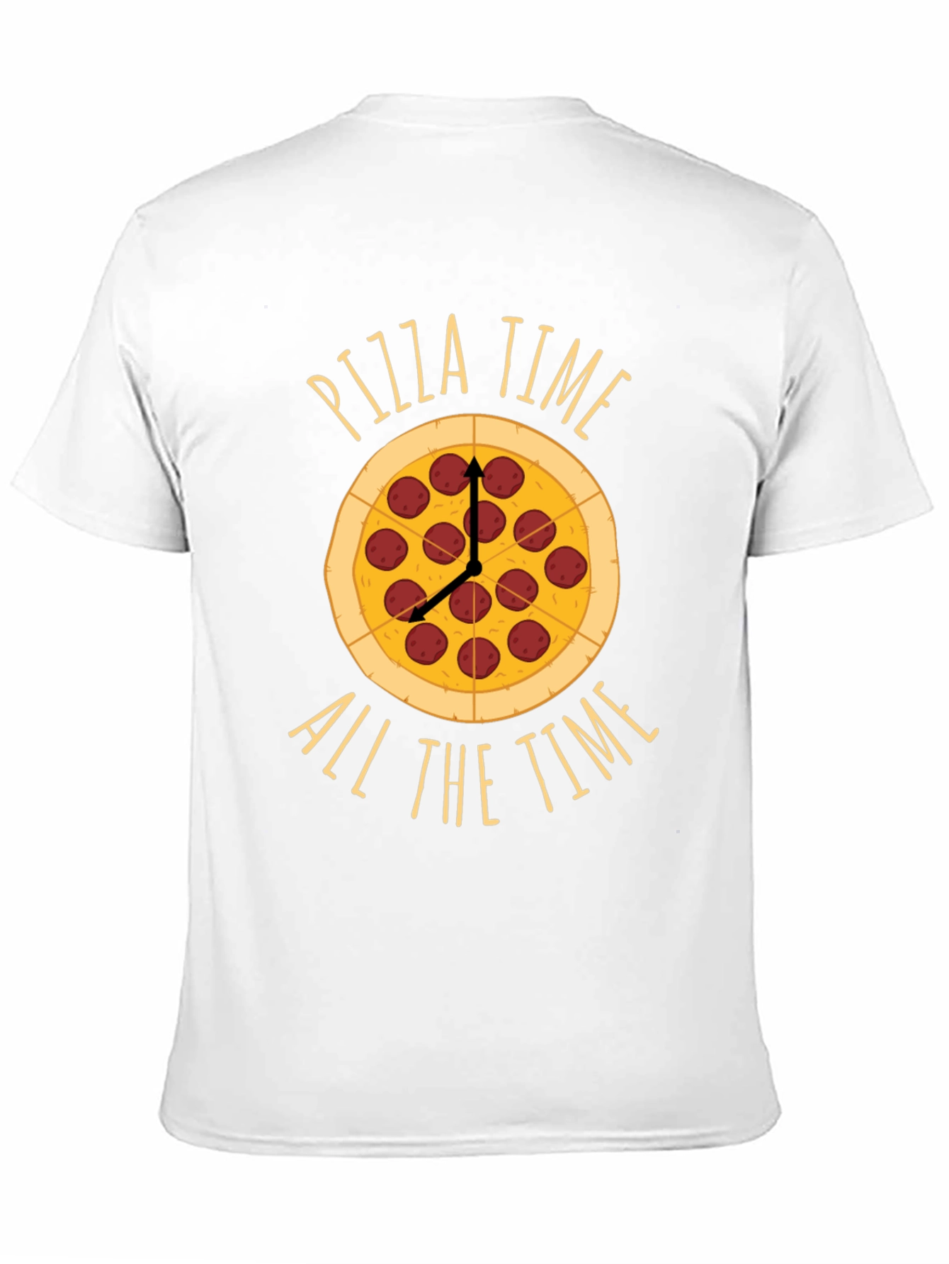 Pizza Time All The Time Graphic Tee