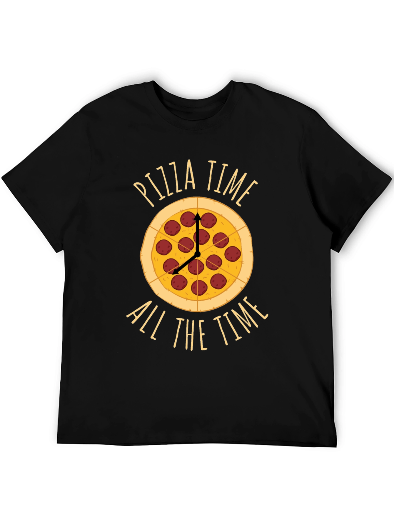 Pizza Time All The Time Graphic Tee