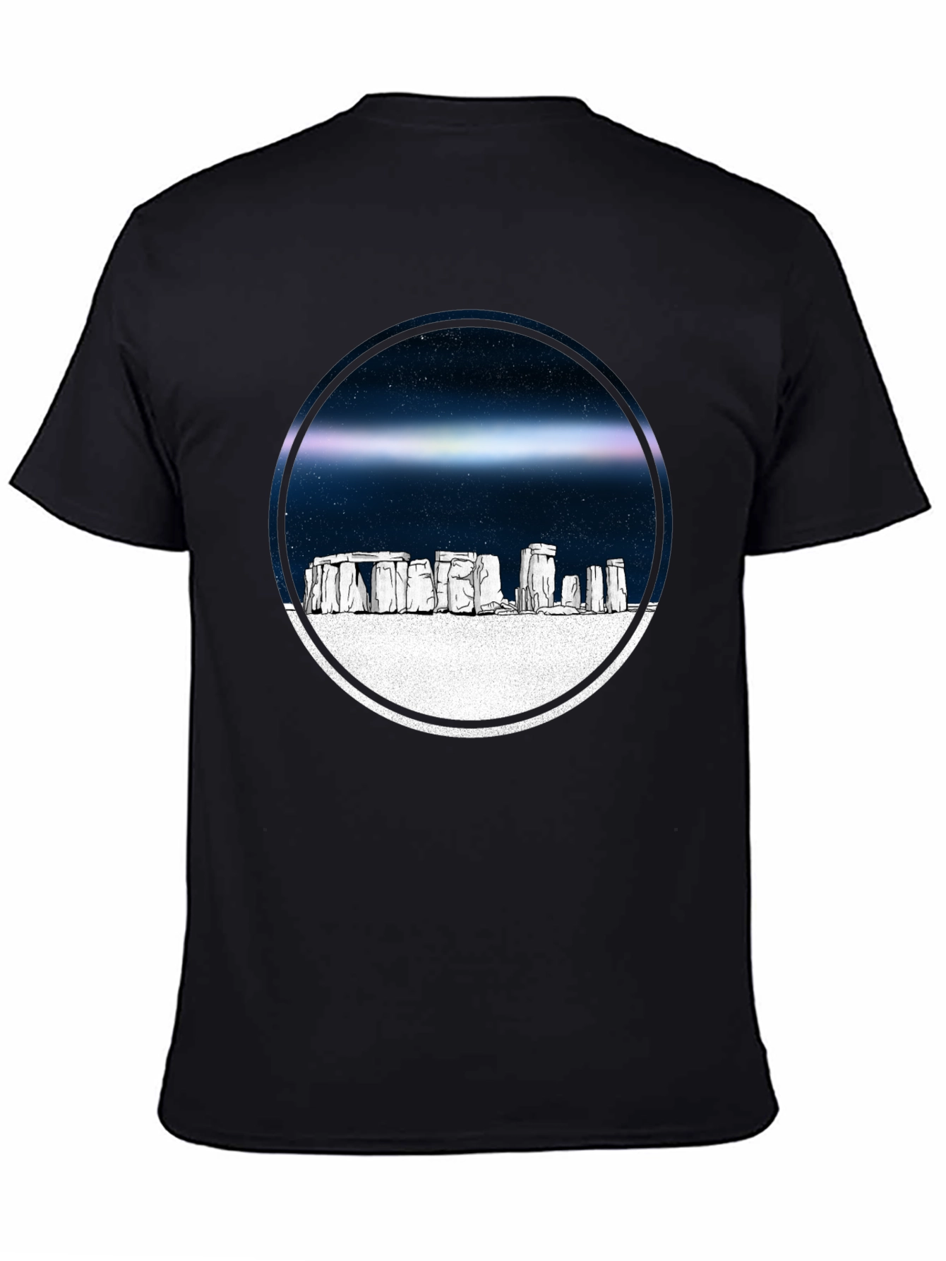 Stonehenge Graphic Tee - Celestial Circle Design