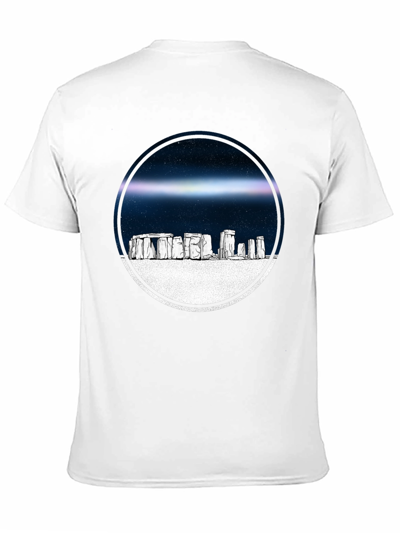 Stonehenge Graphic Tee - Celestial Circle Design