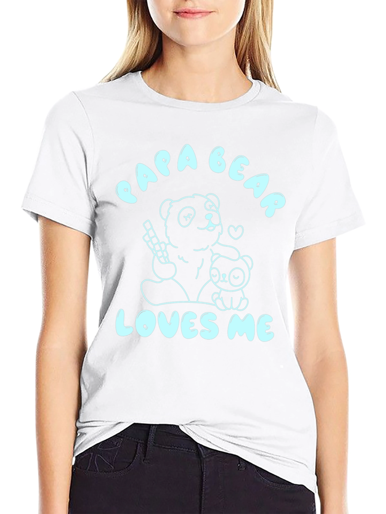 Papa Bear Loves Me T-Shirt