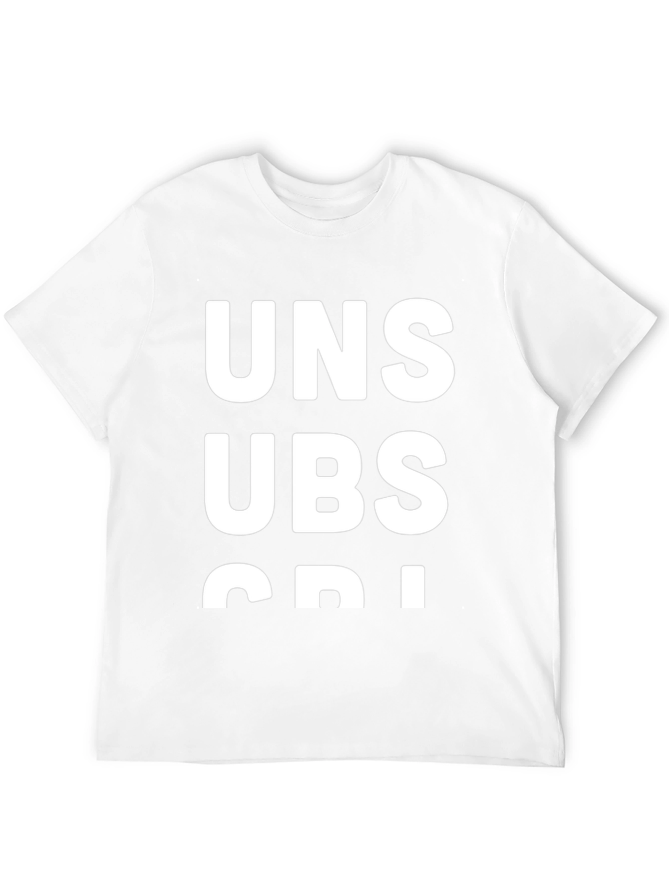 Unsubscribe Black Graphic T-Shirt