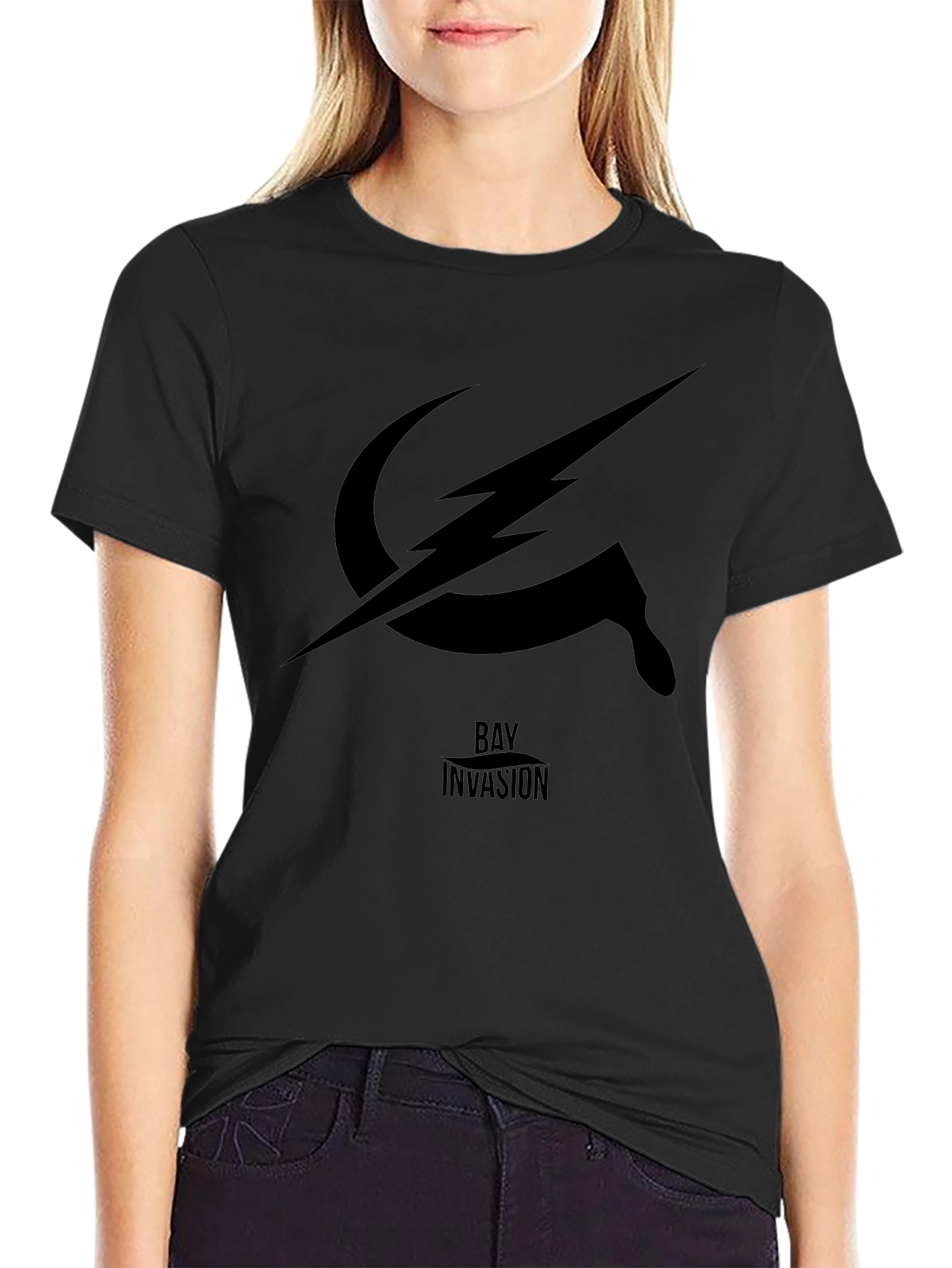 Bay Invasion Graphic T-Shirt - Black