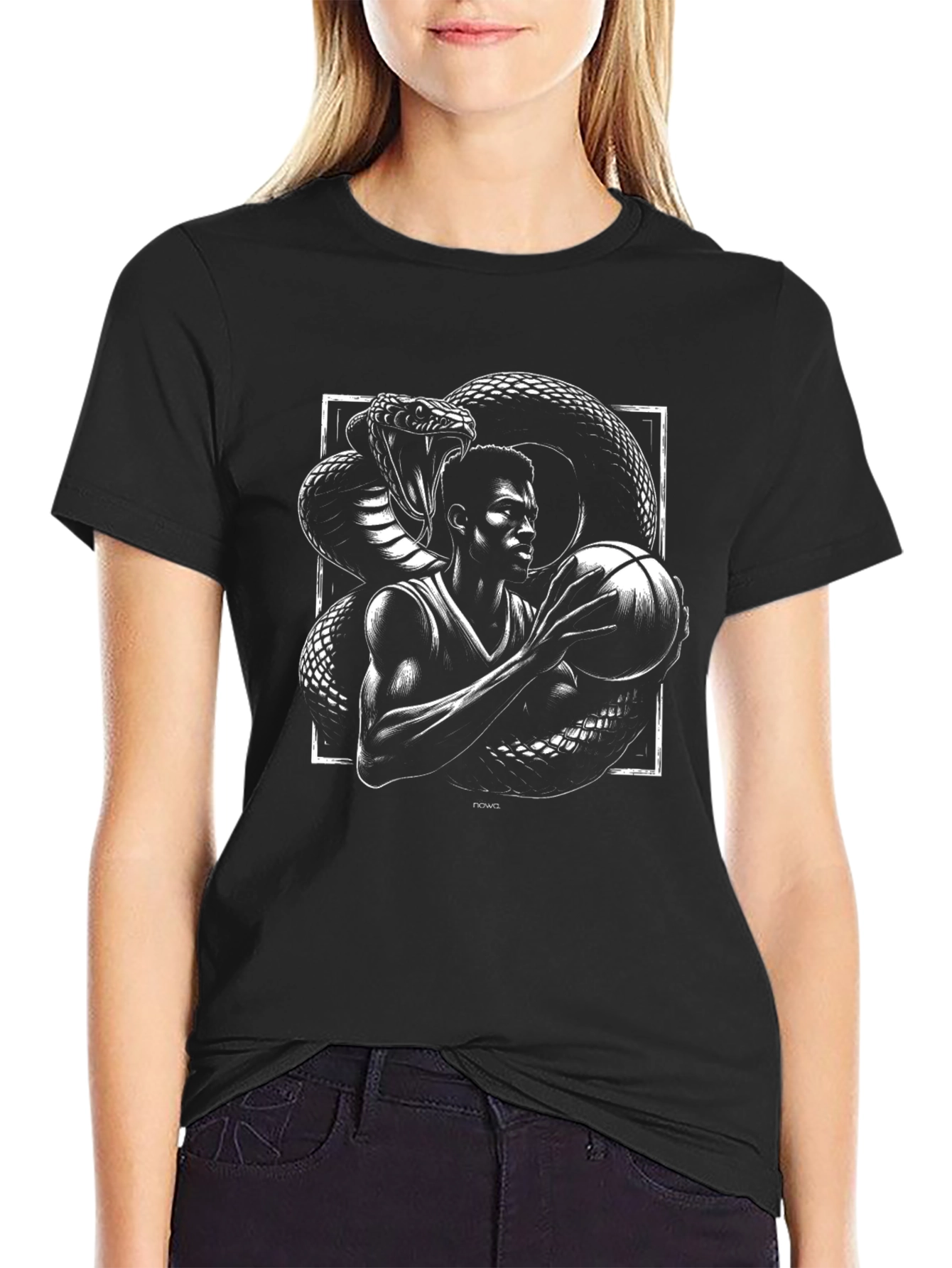 Kobe Snake Graphic Black T-Shirt