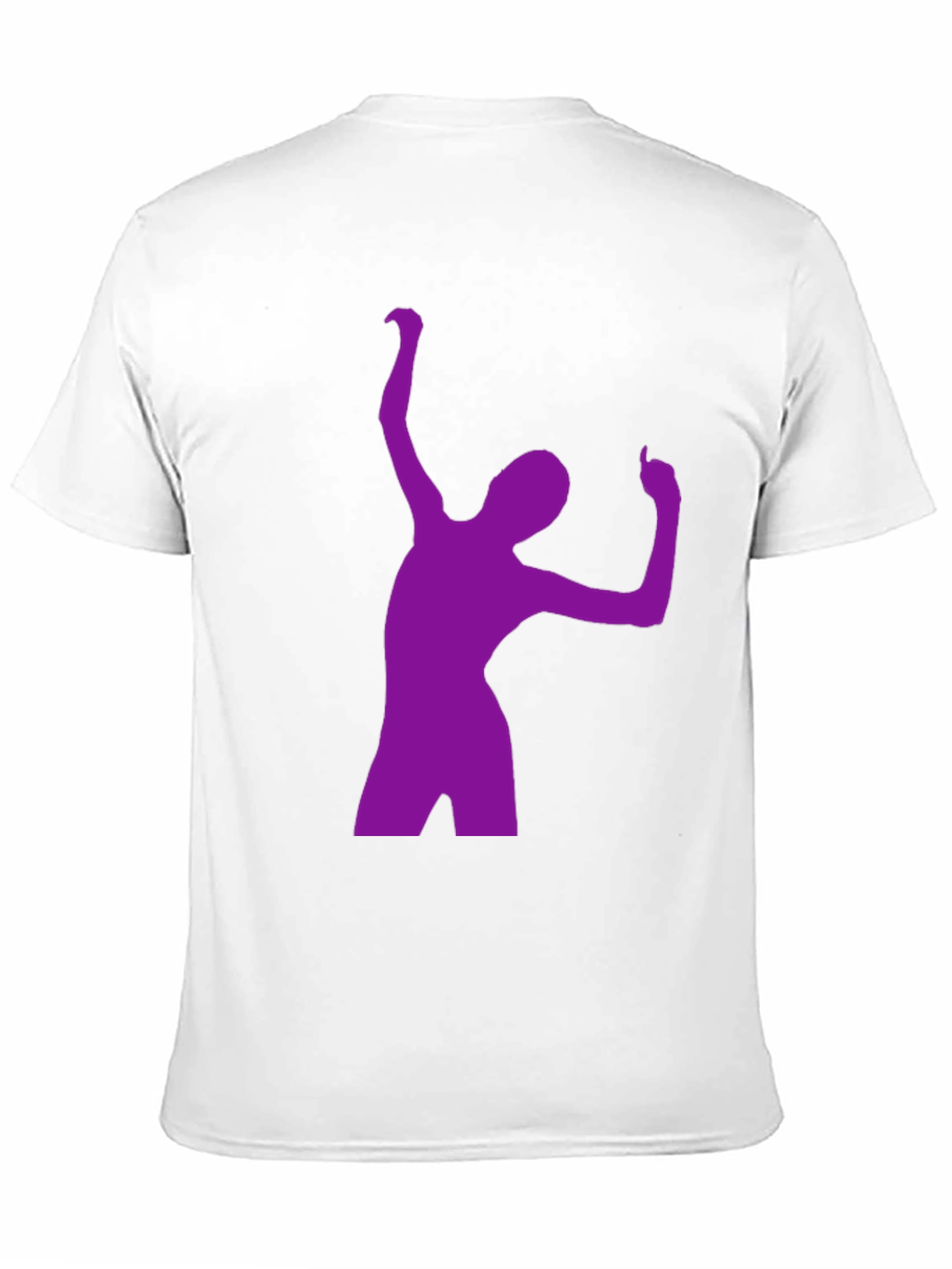 Purple Dancer Graphic Black T-Shirt