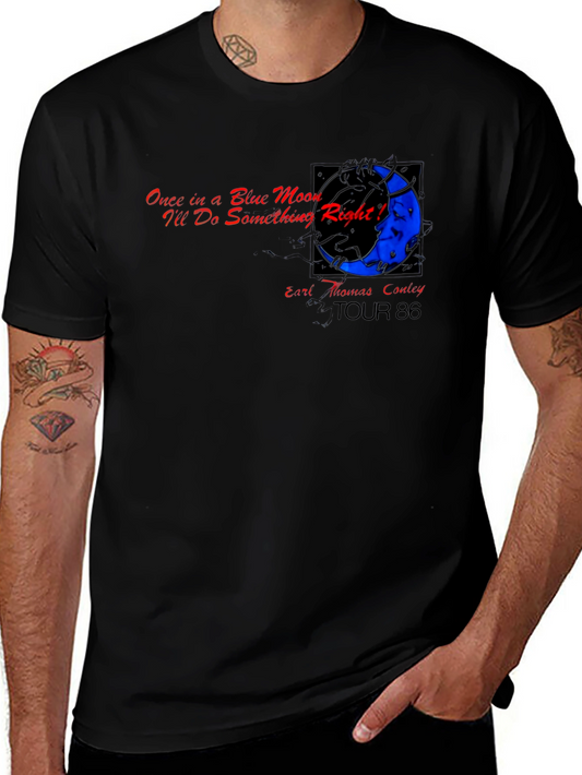 Earl Thomas Conley Tour 86 Black T-Shirt