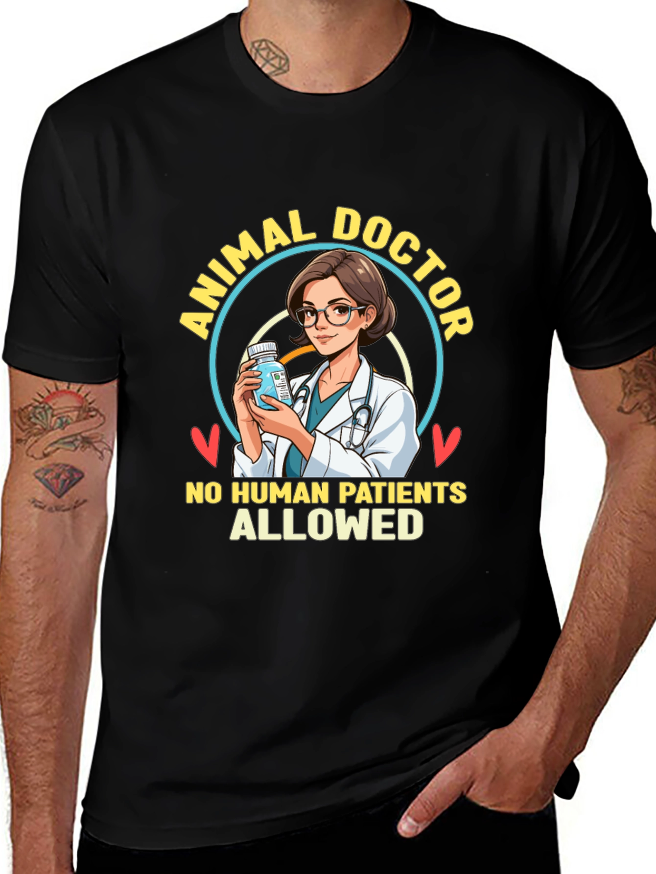 Animal Doctor T-Shirt - No Human Patients