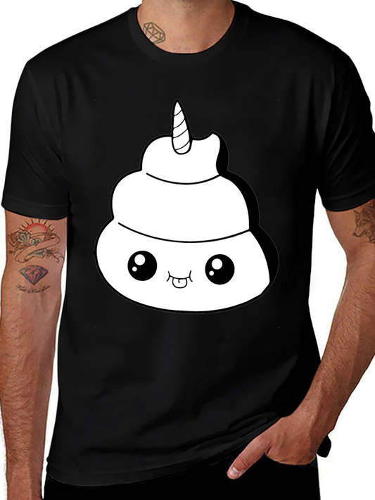 Unicorn Poop Emoji T-Shirt - Fun & Comfy Tee