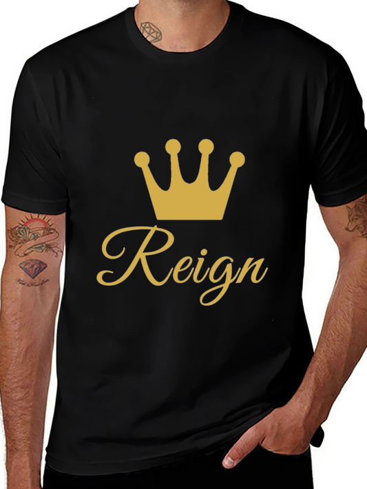 Reign Crown Graphic Tee - Black
