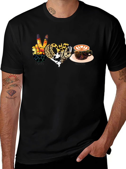 Peace Love Coffee T-Shirt