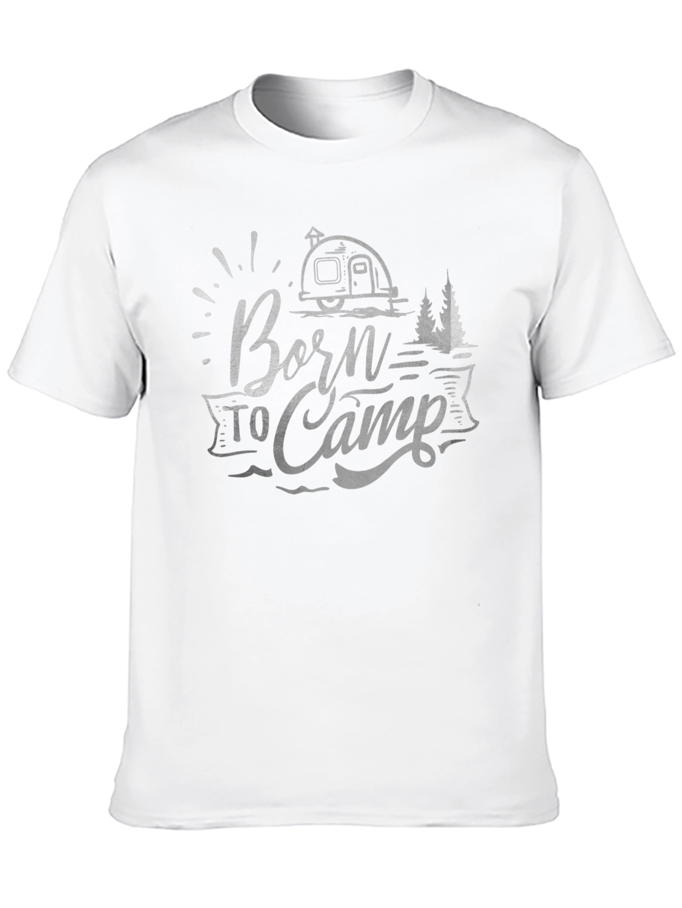 Born To Camp Graphic T-Shirt