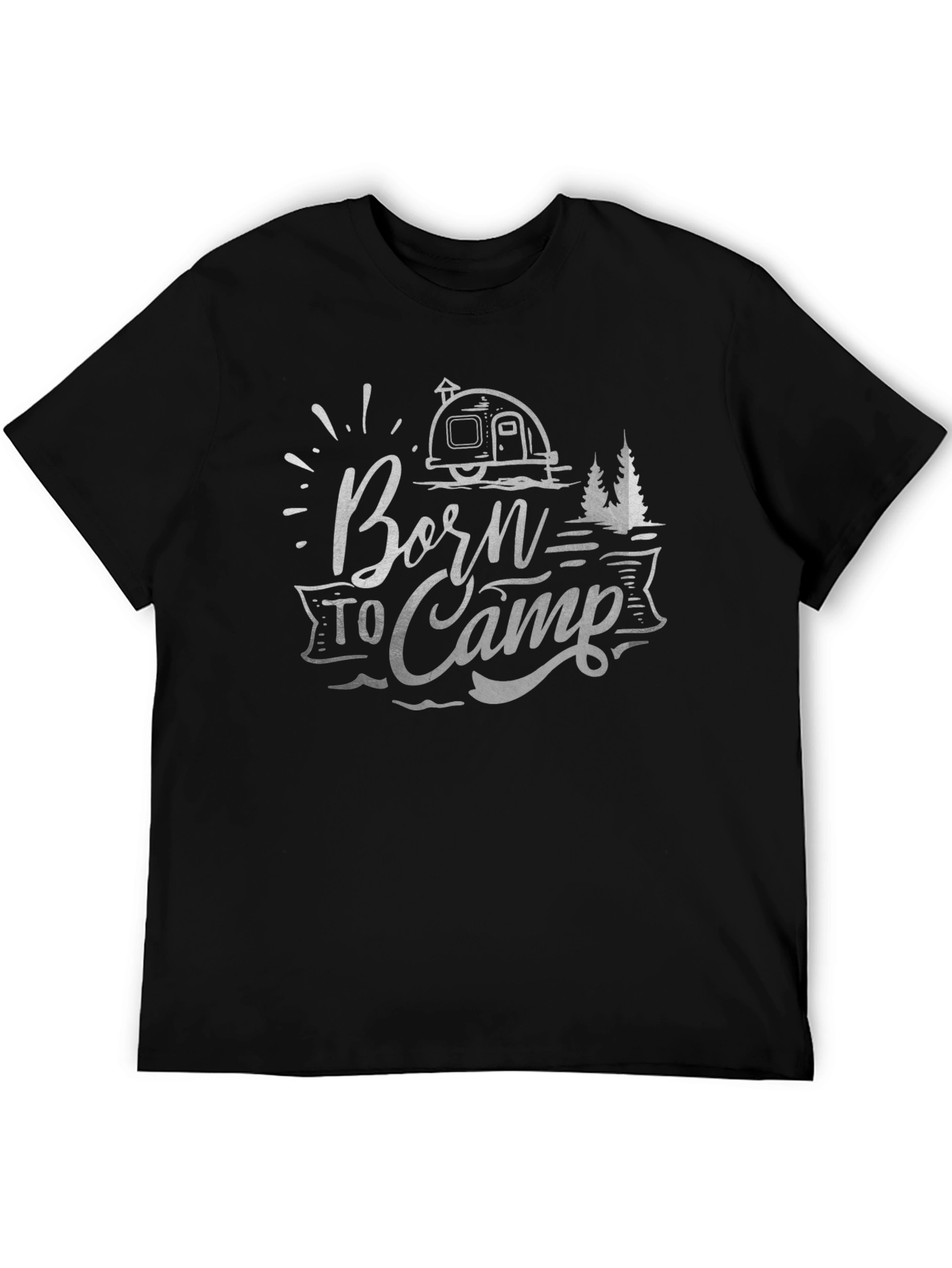 Born To Camp Graphic T-Shirt