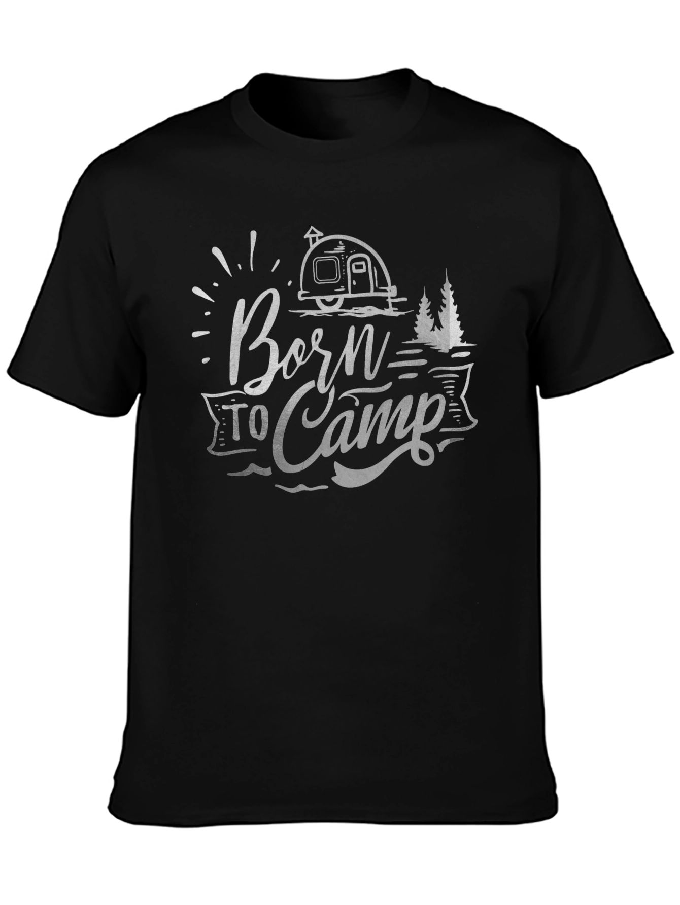 Born To Camp Graphic T-Shirt