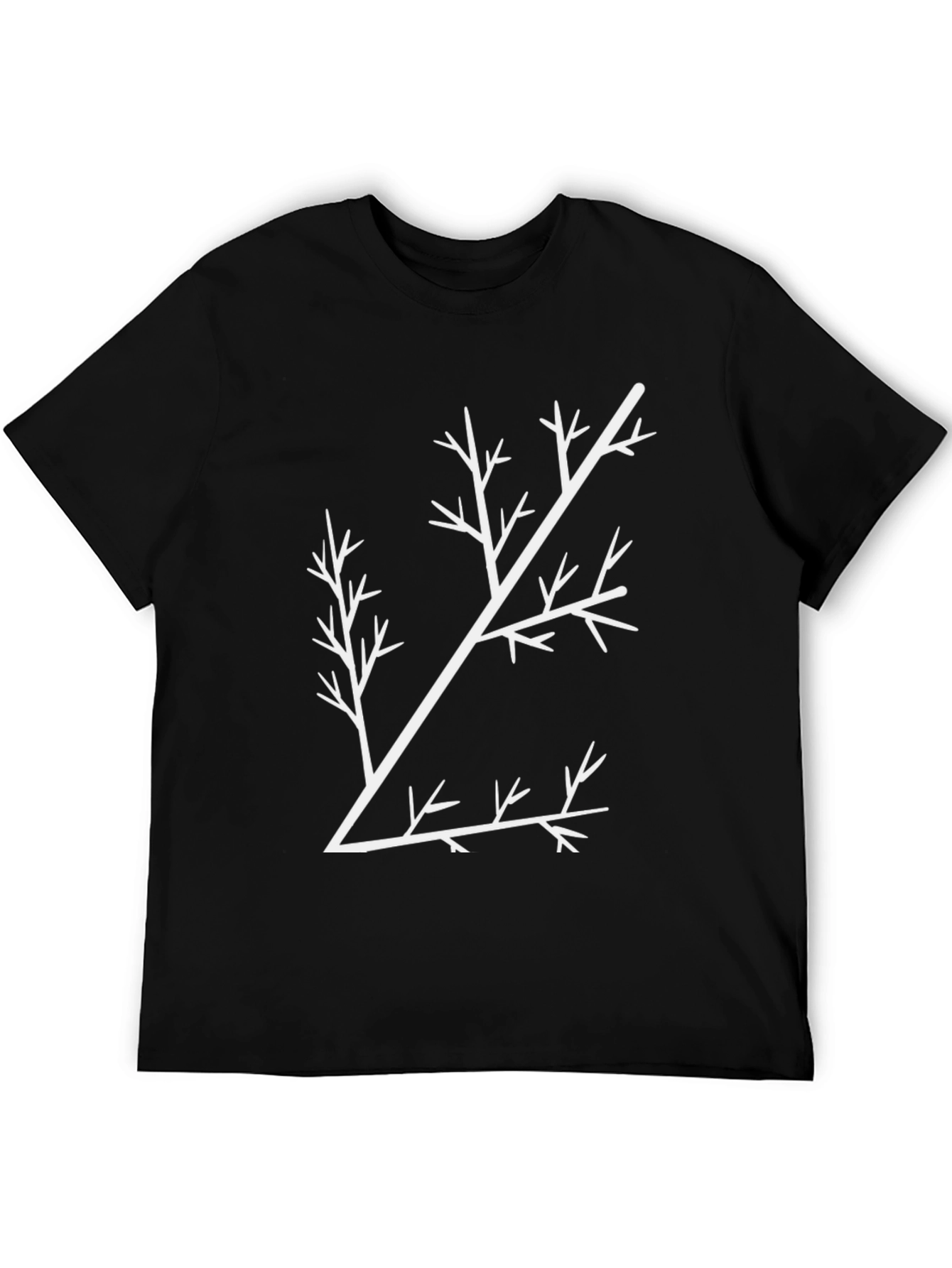Minimalist Tree Branch Graphic Tee