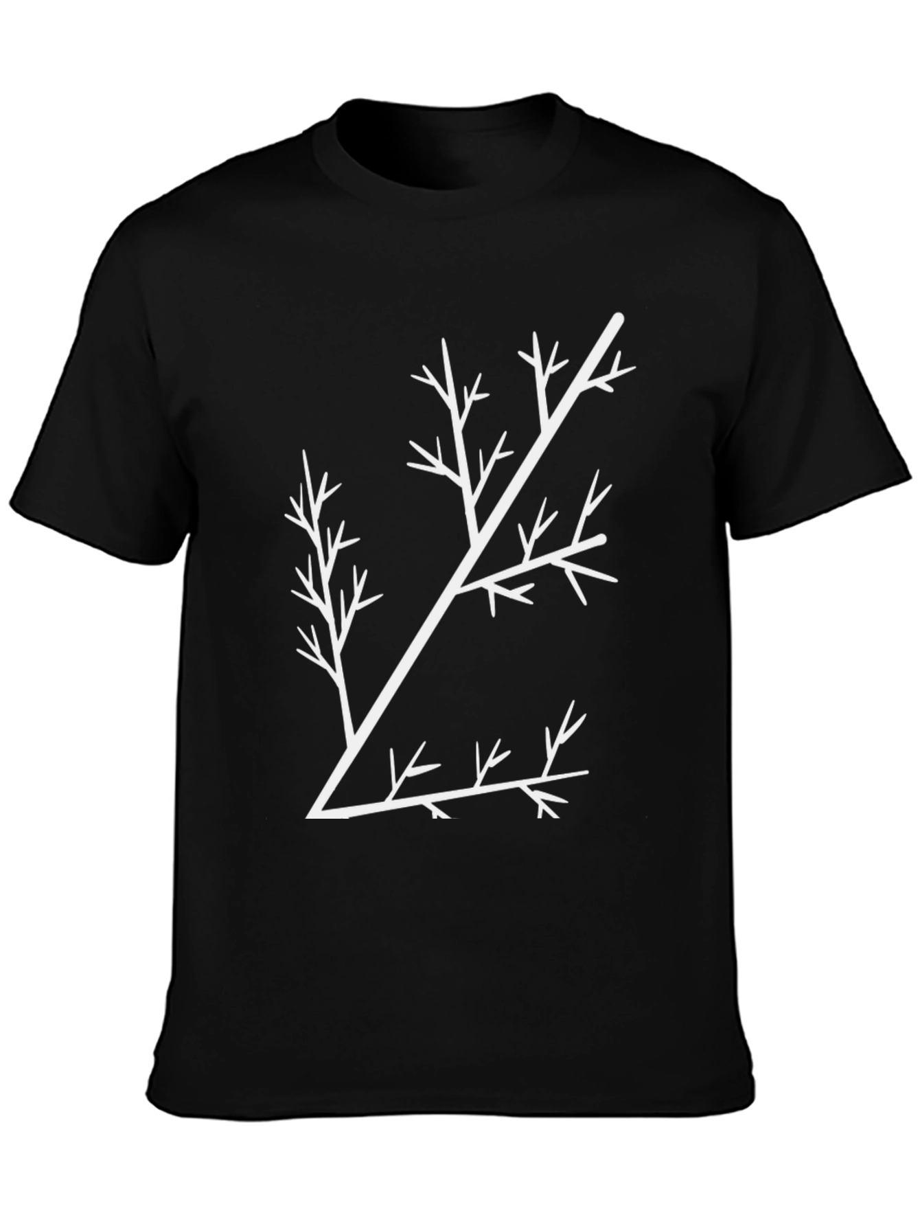 Minimalist Tree Branch Graphic Tee