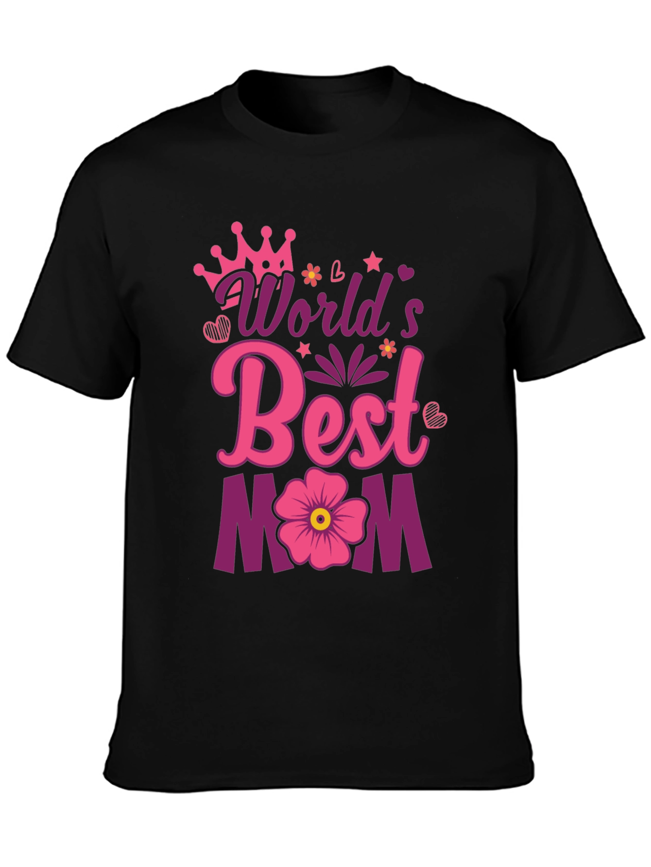 Worlds Best Mom T-Shirt: Cute Mothers Day Gift